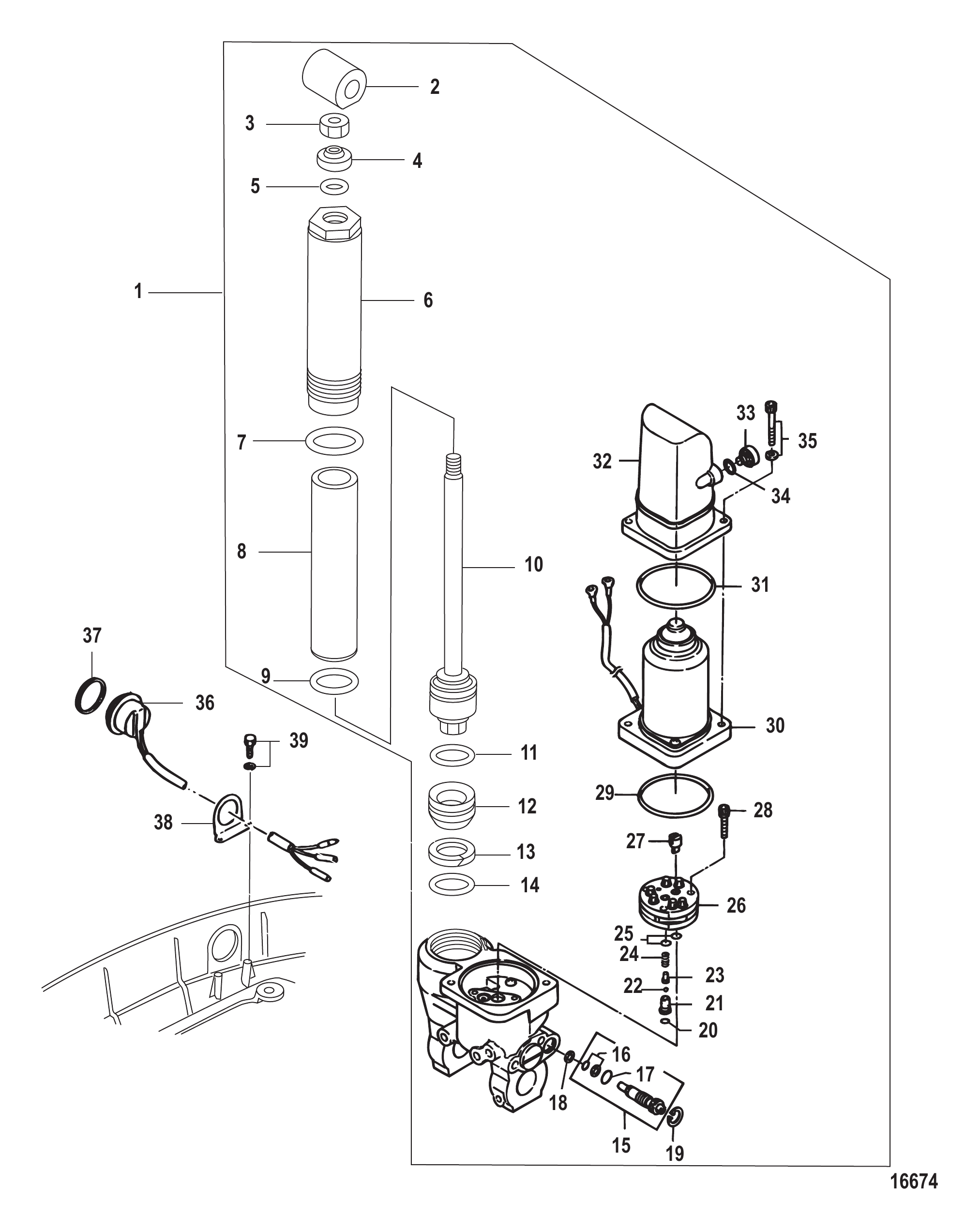 Power Trim/Tilt Components