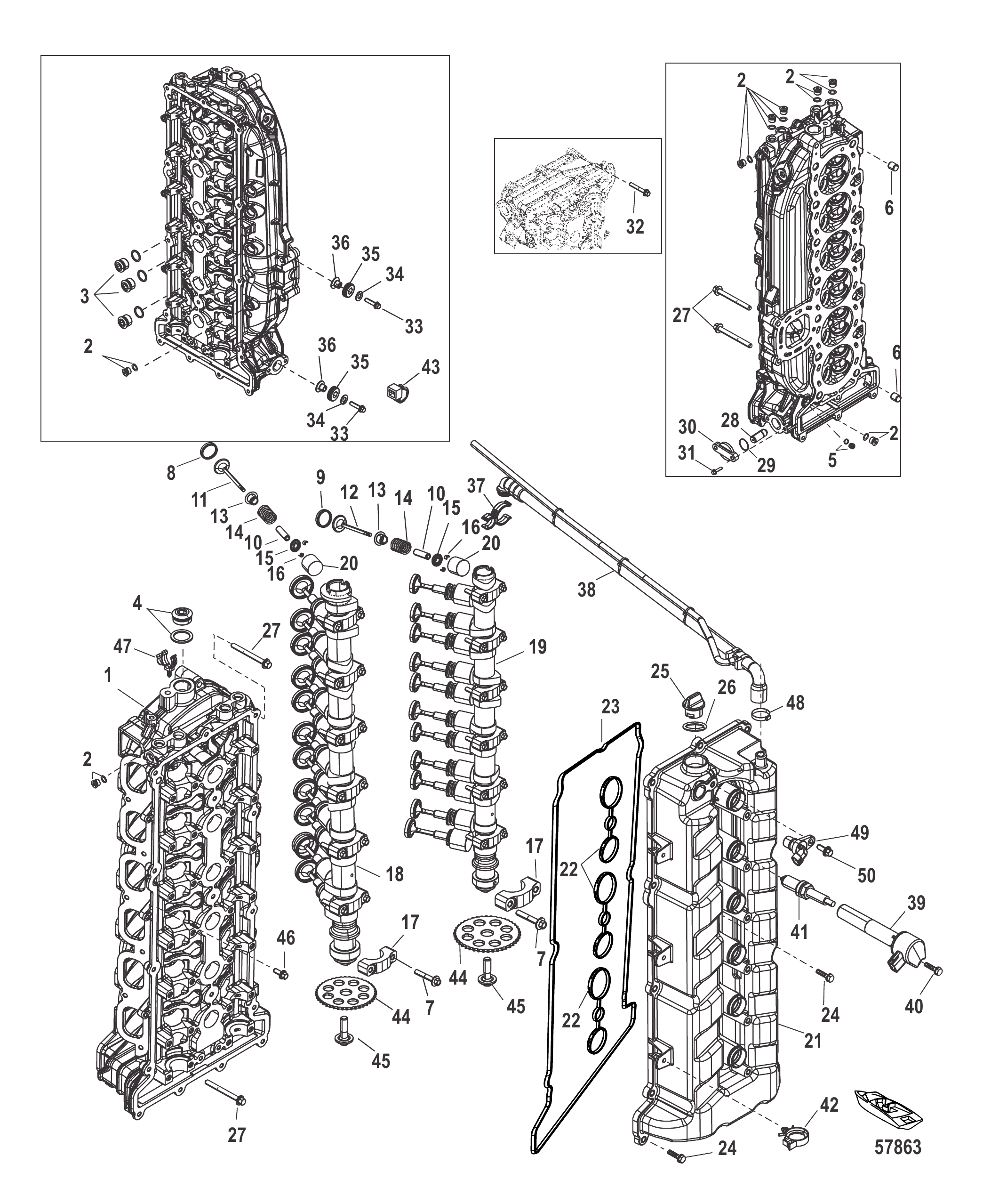 Cylinder Head and Camshaft