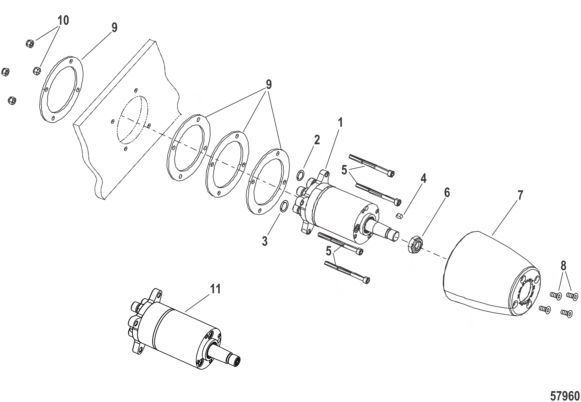 Steering Helm Kit-Standard (892557A02, 892380A02, 892558A02)