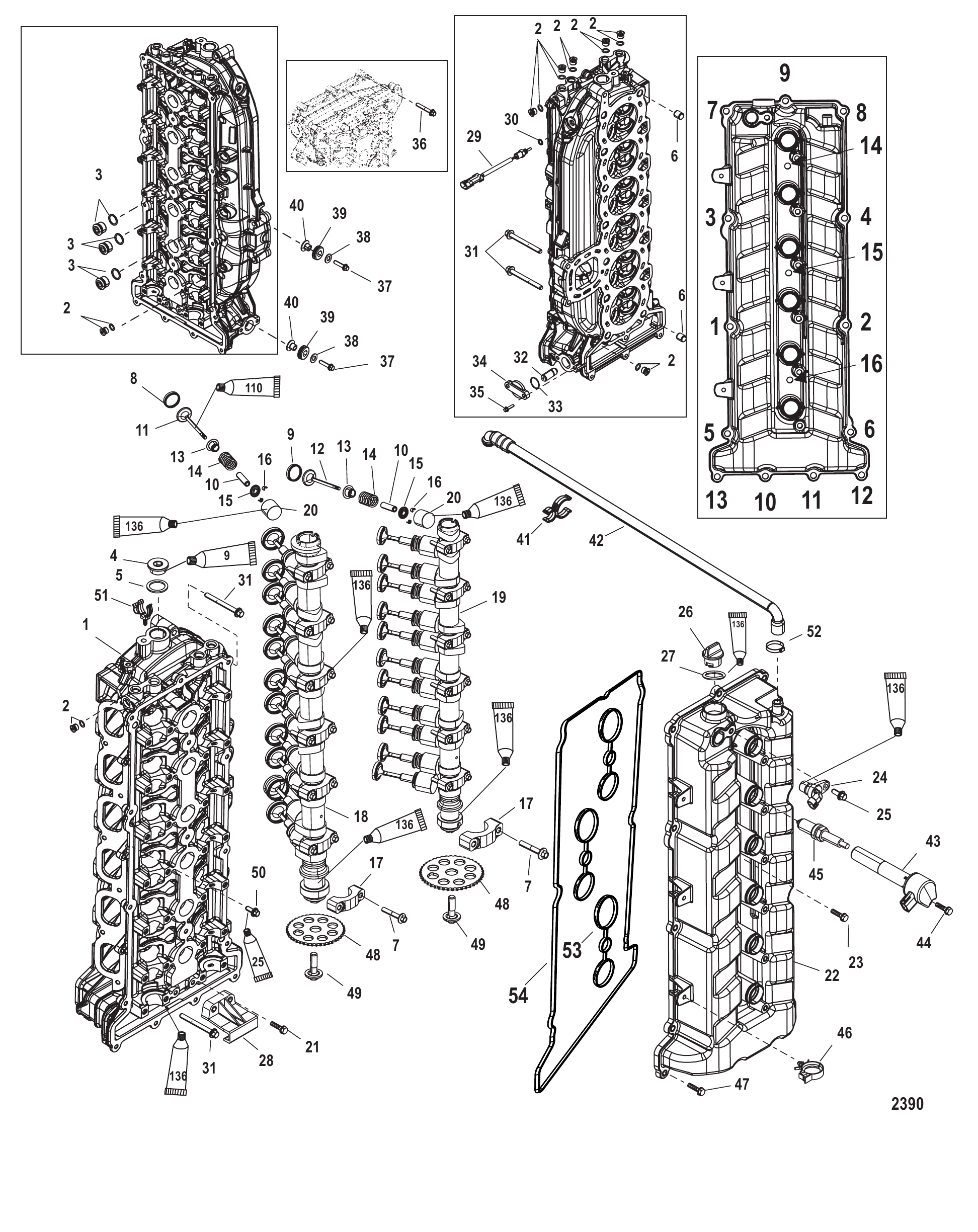 Cylinder Head and Camshaft
