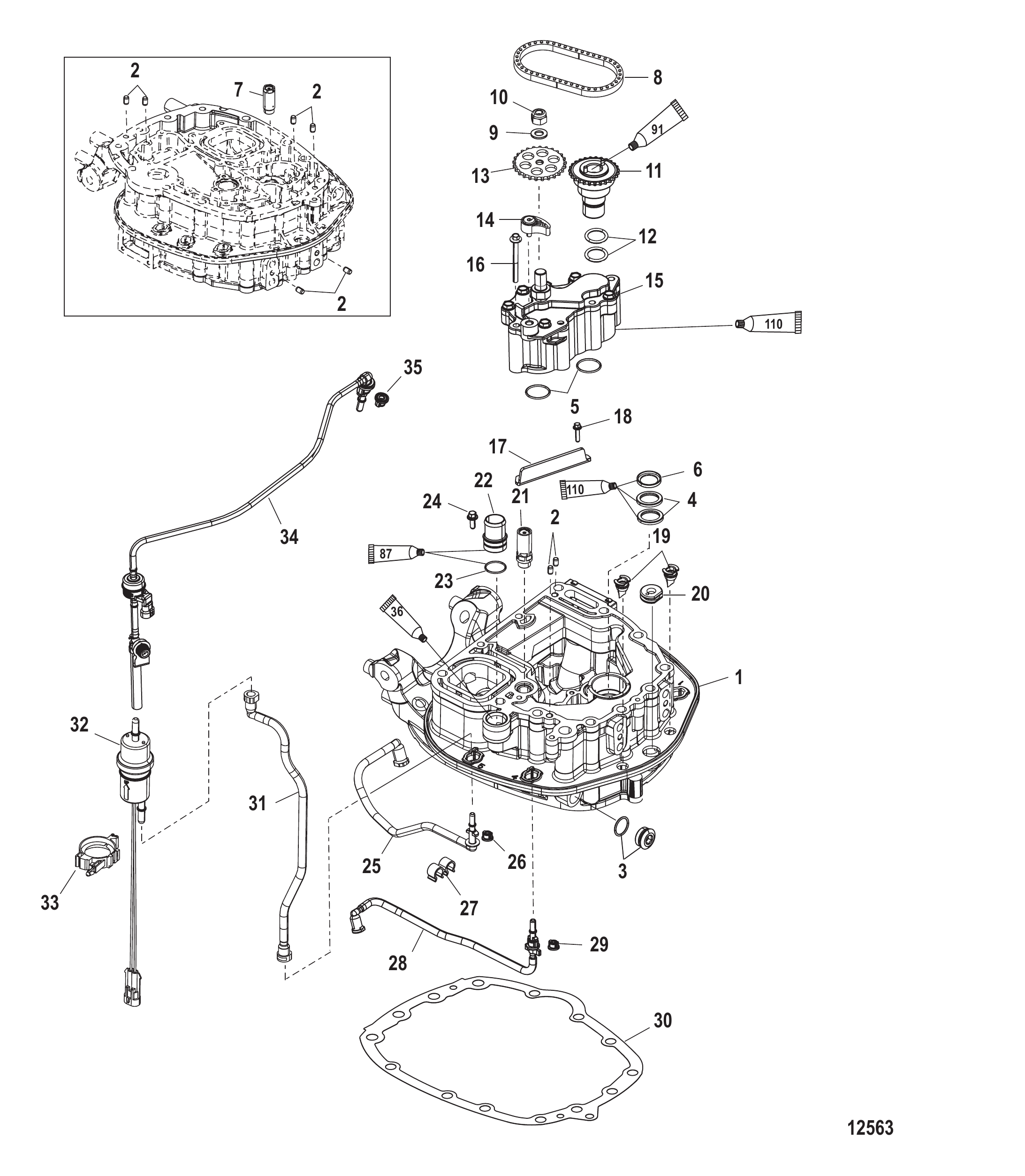 Oil Pump/Adaptor Plate-Upper