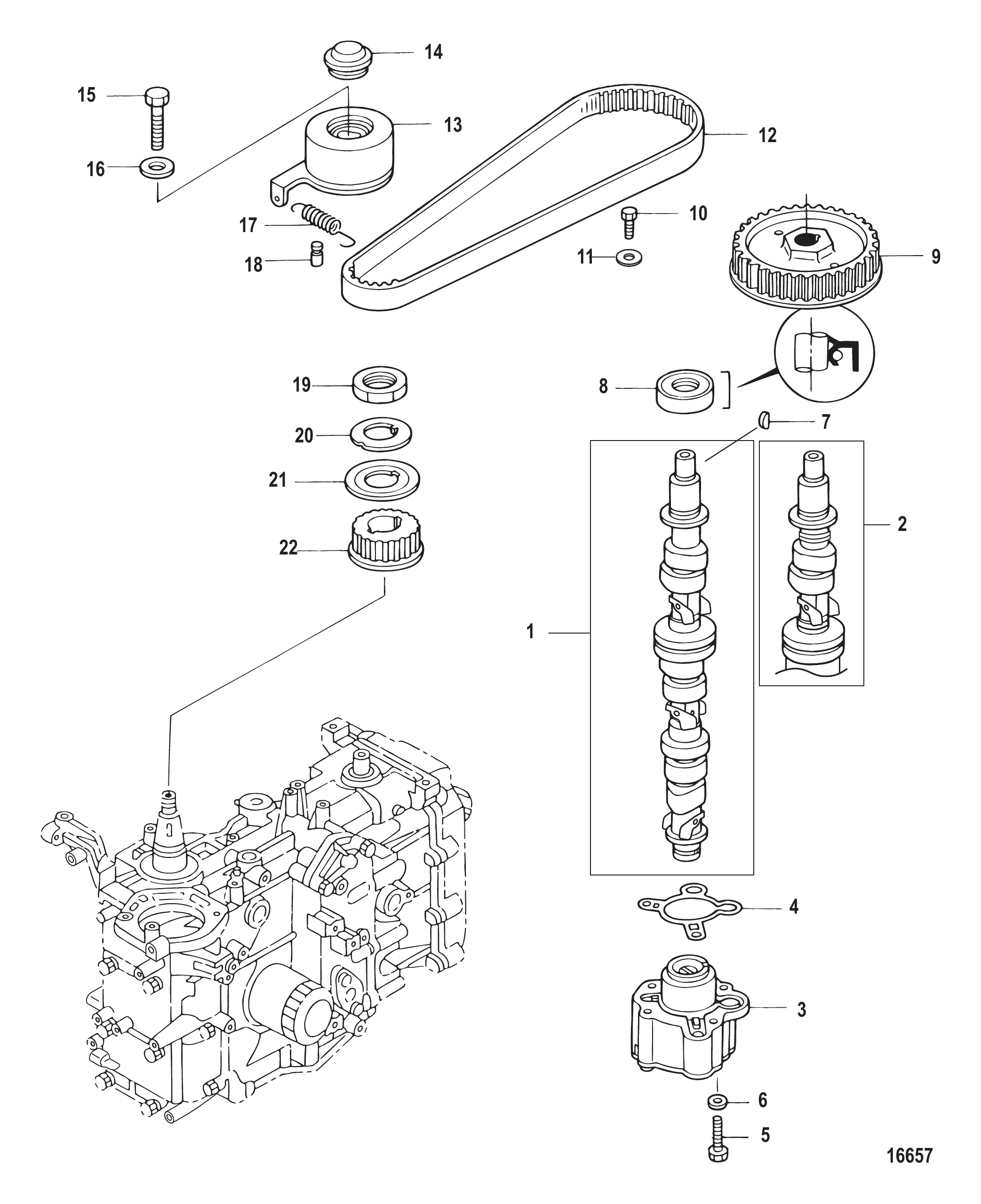 Camshaft/Oil Pump