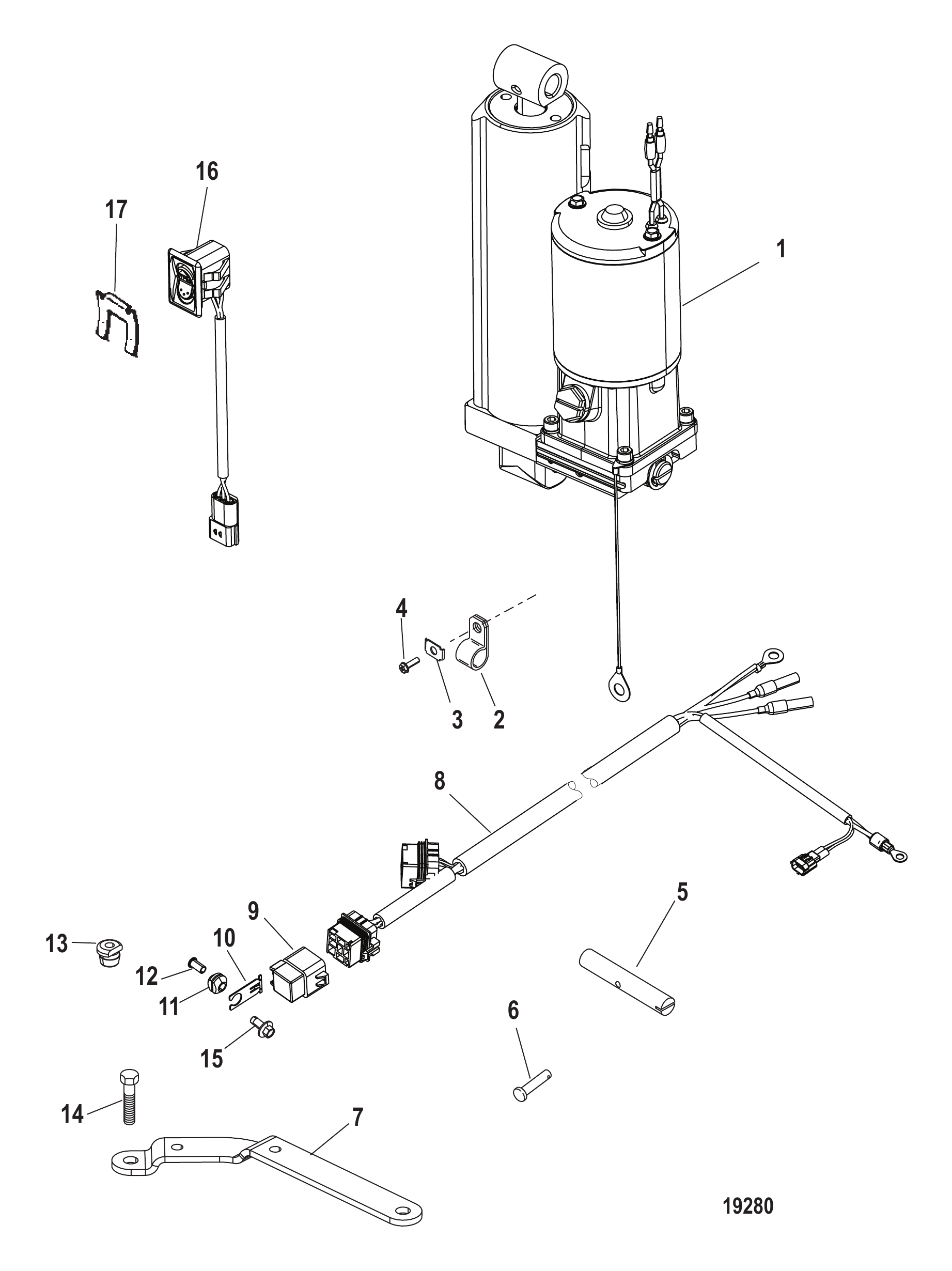 Power Trim Kit 8M0055003
