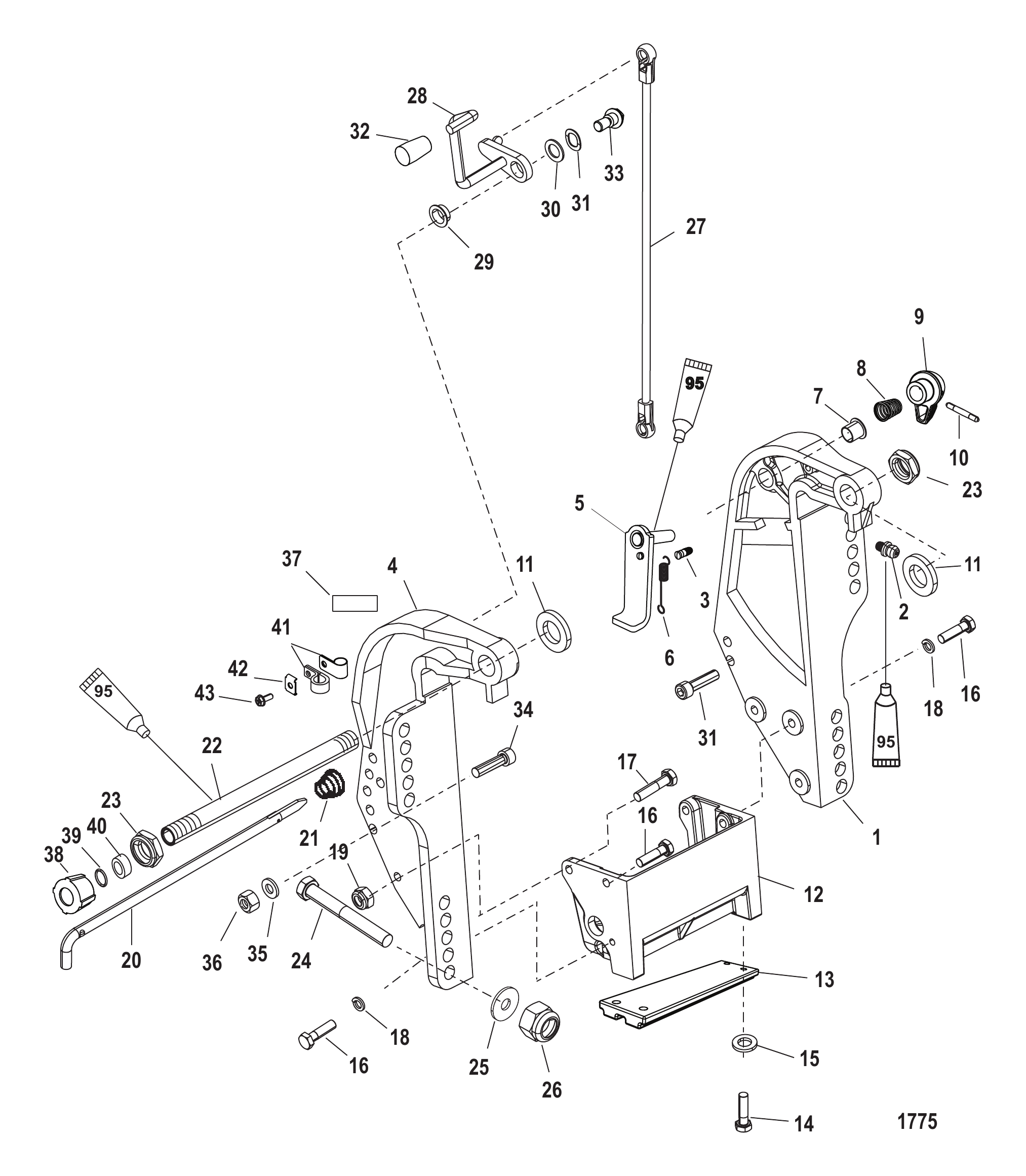 Transom Bracket