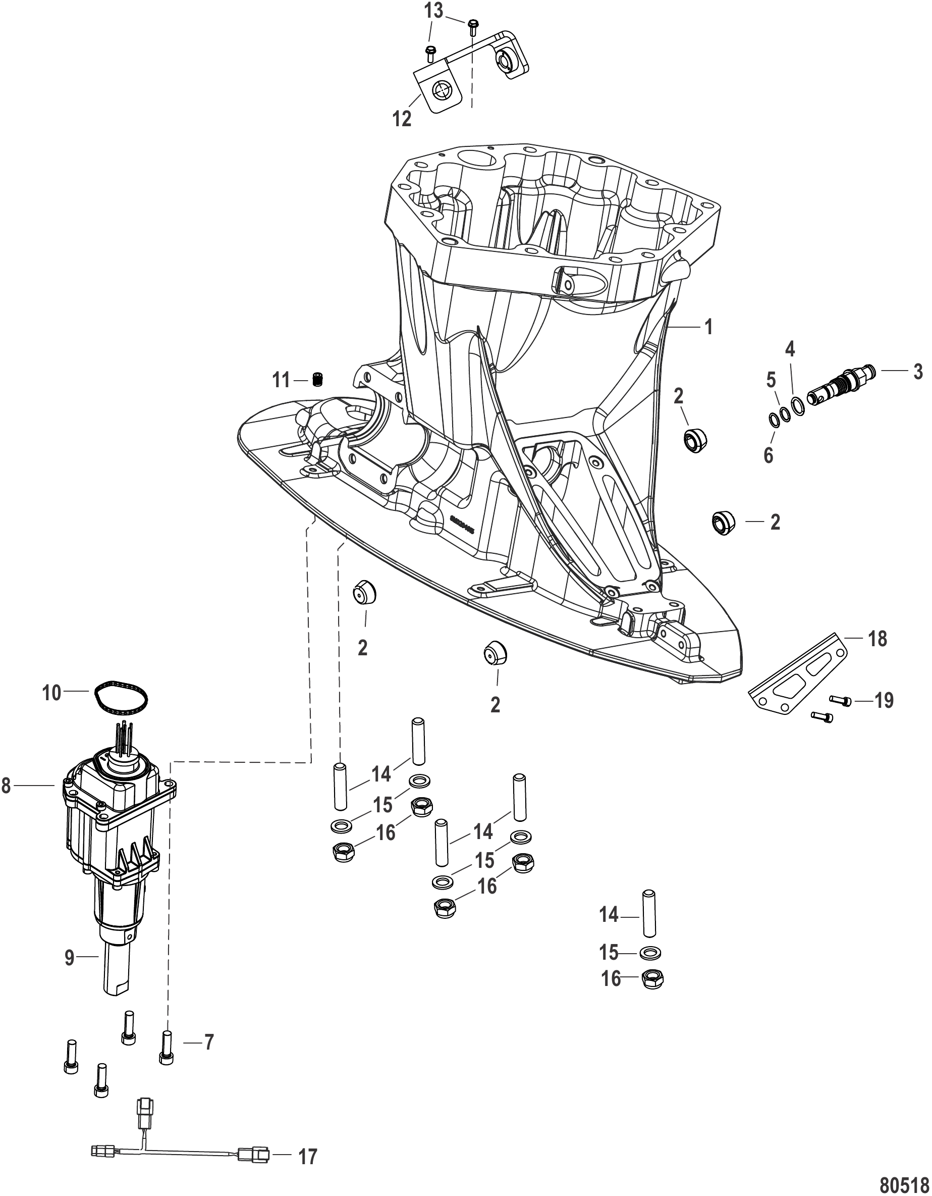 短型驱动轴外壳 Driveshaft Housing Short