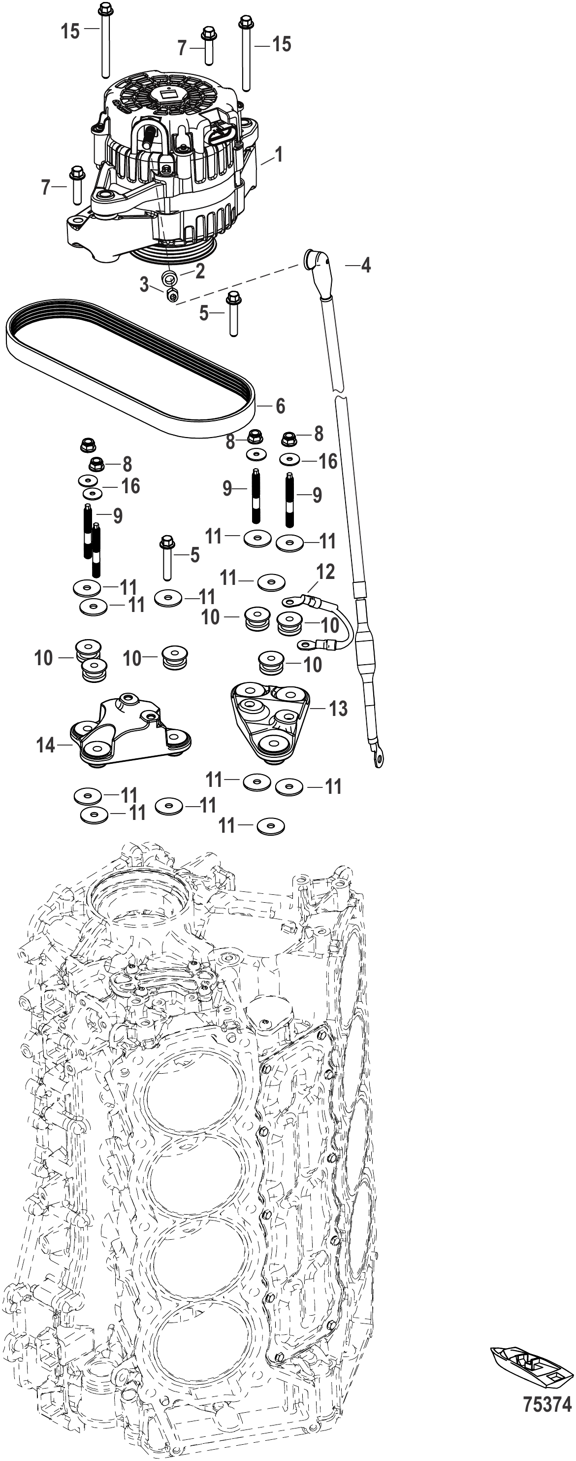 Alternator Mounting/Belt Design II
