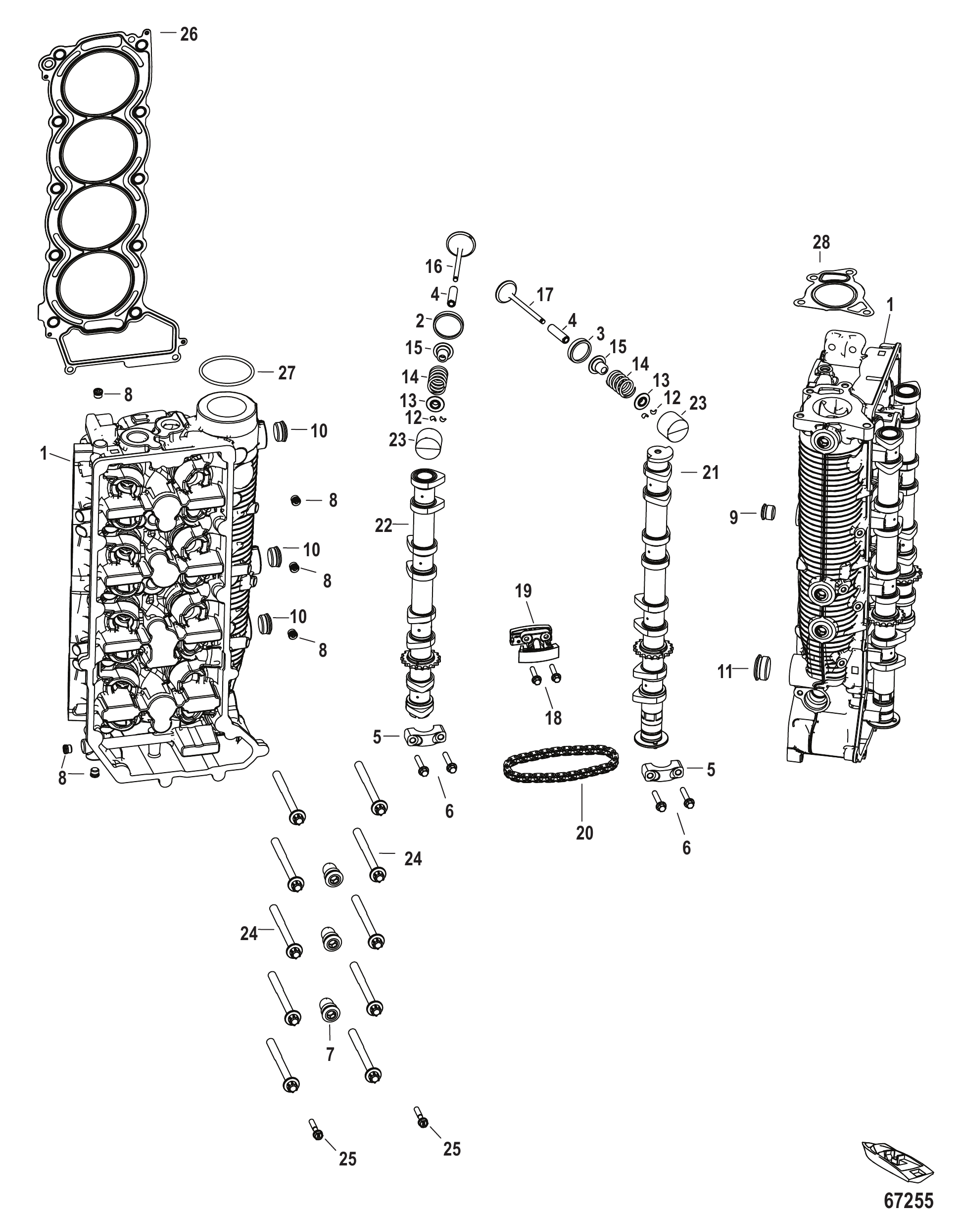 Cylinder Head and Camshaft