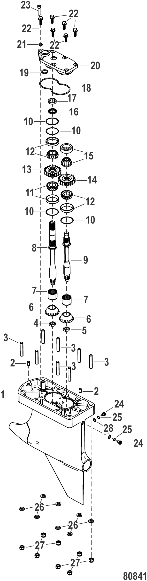 Gear Housing, Driveshaft