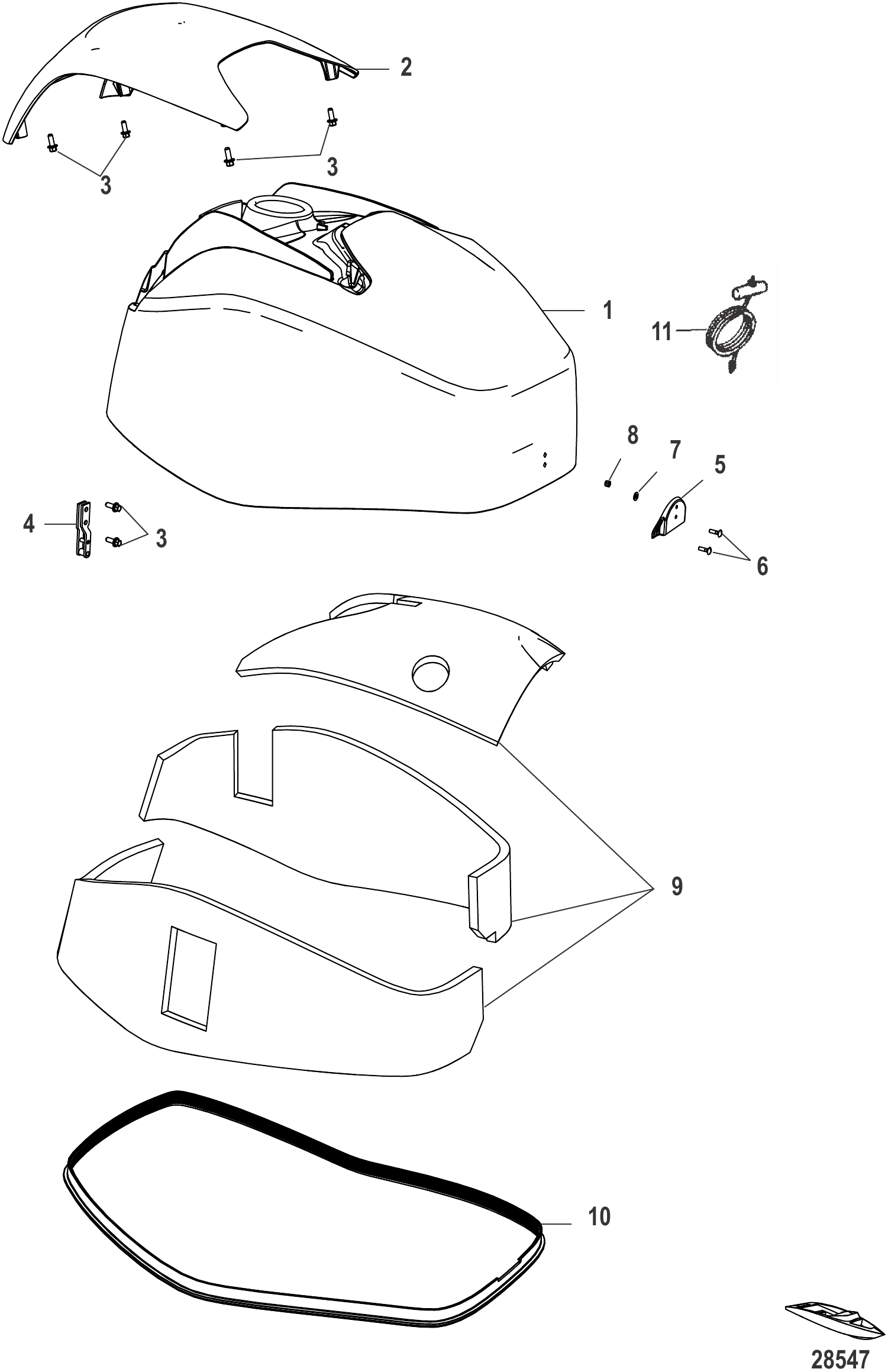 Top Cowl