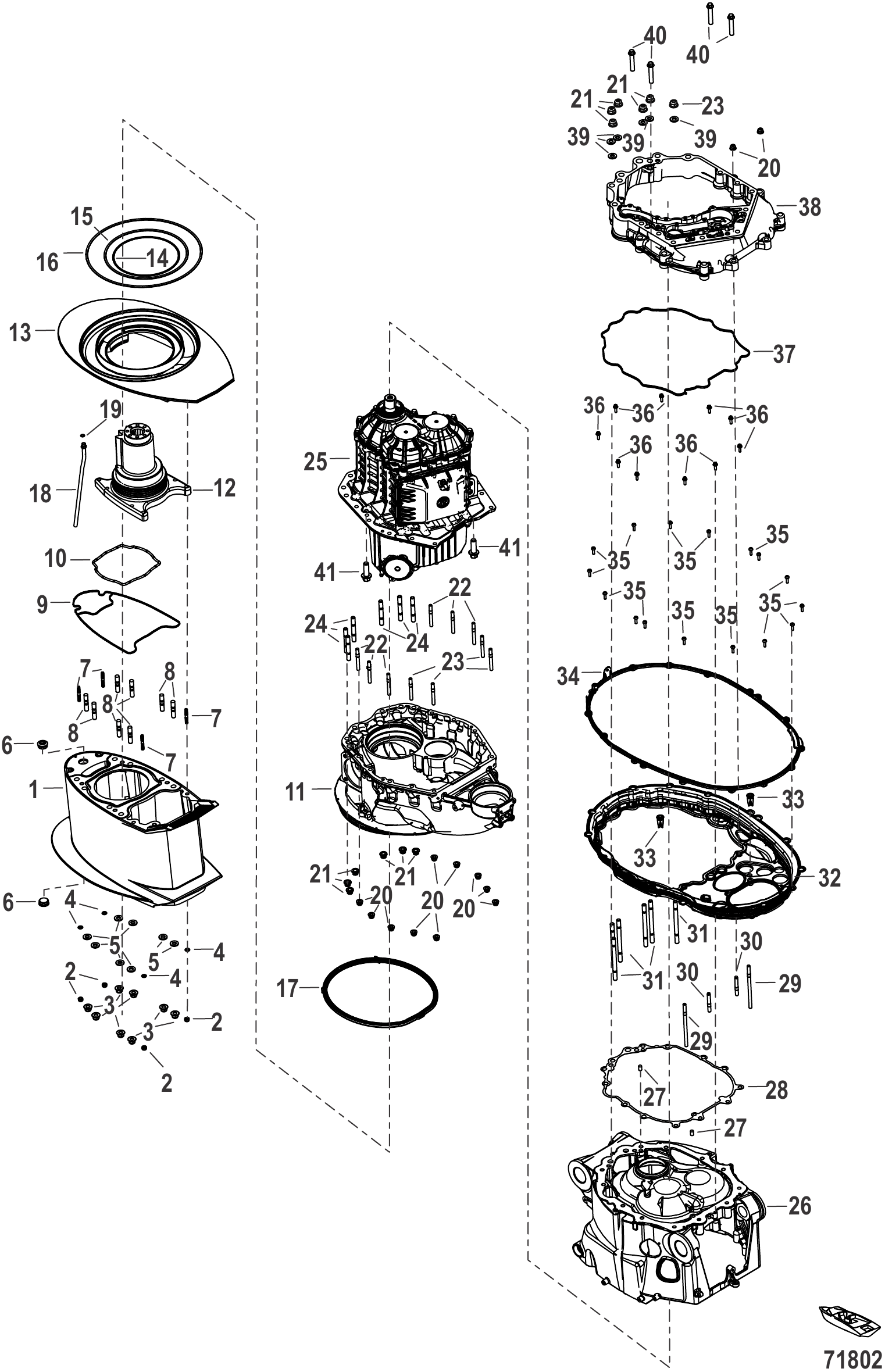 Midsection Fasteners and Seals