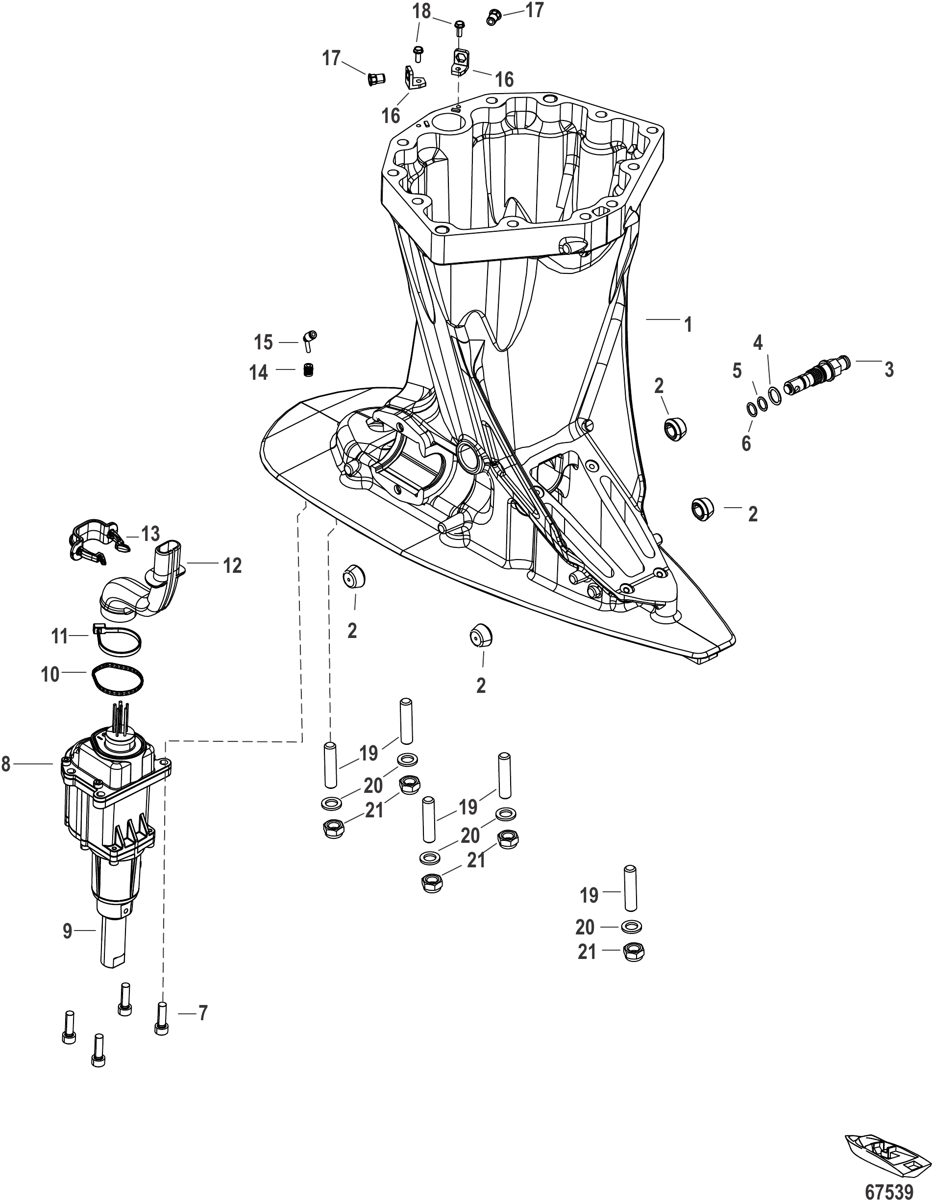 Driveshaft Housing
