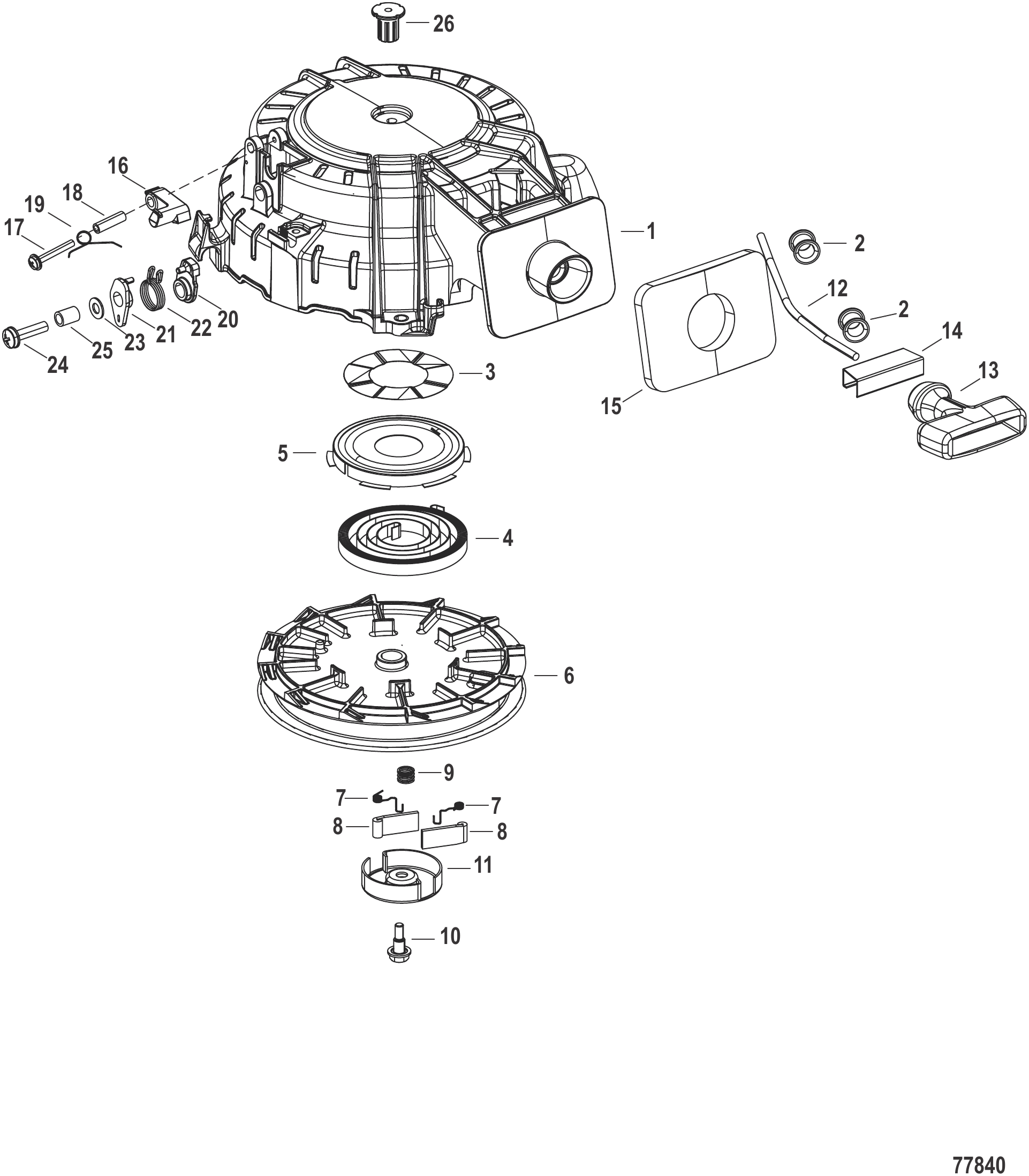 Recoil Starter Components