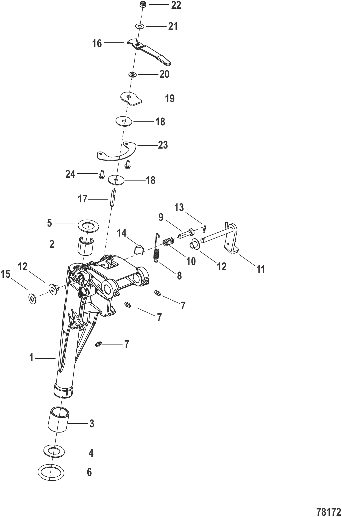 Swivel Bracket Power Tilt