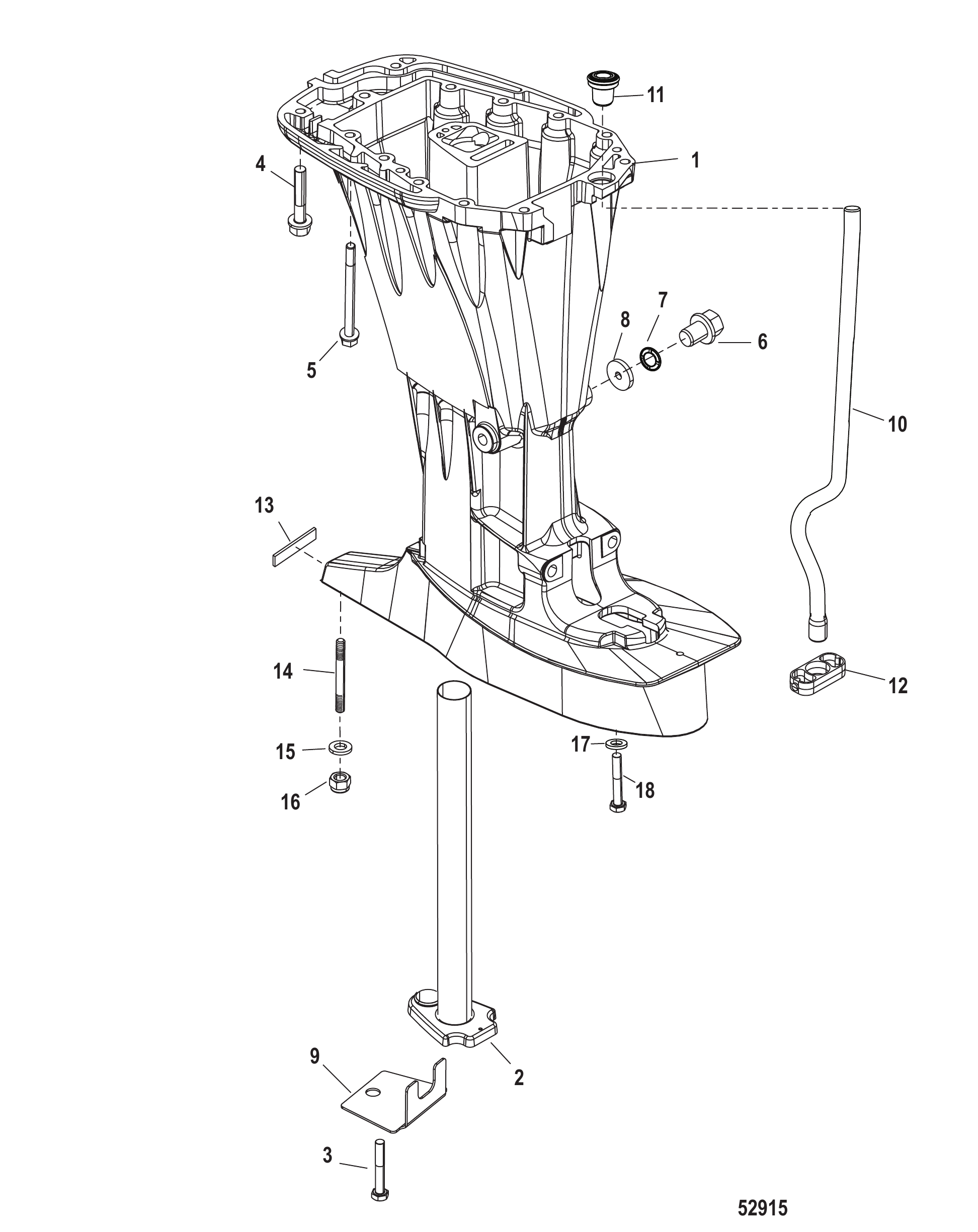 驱动轴壳体 Driveshaft Housing