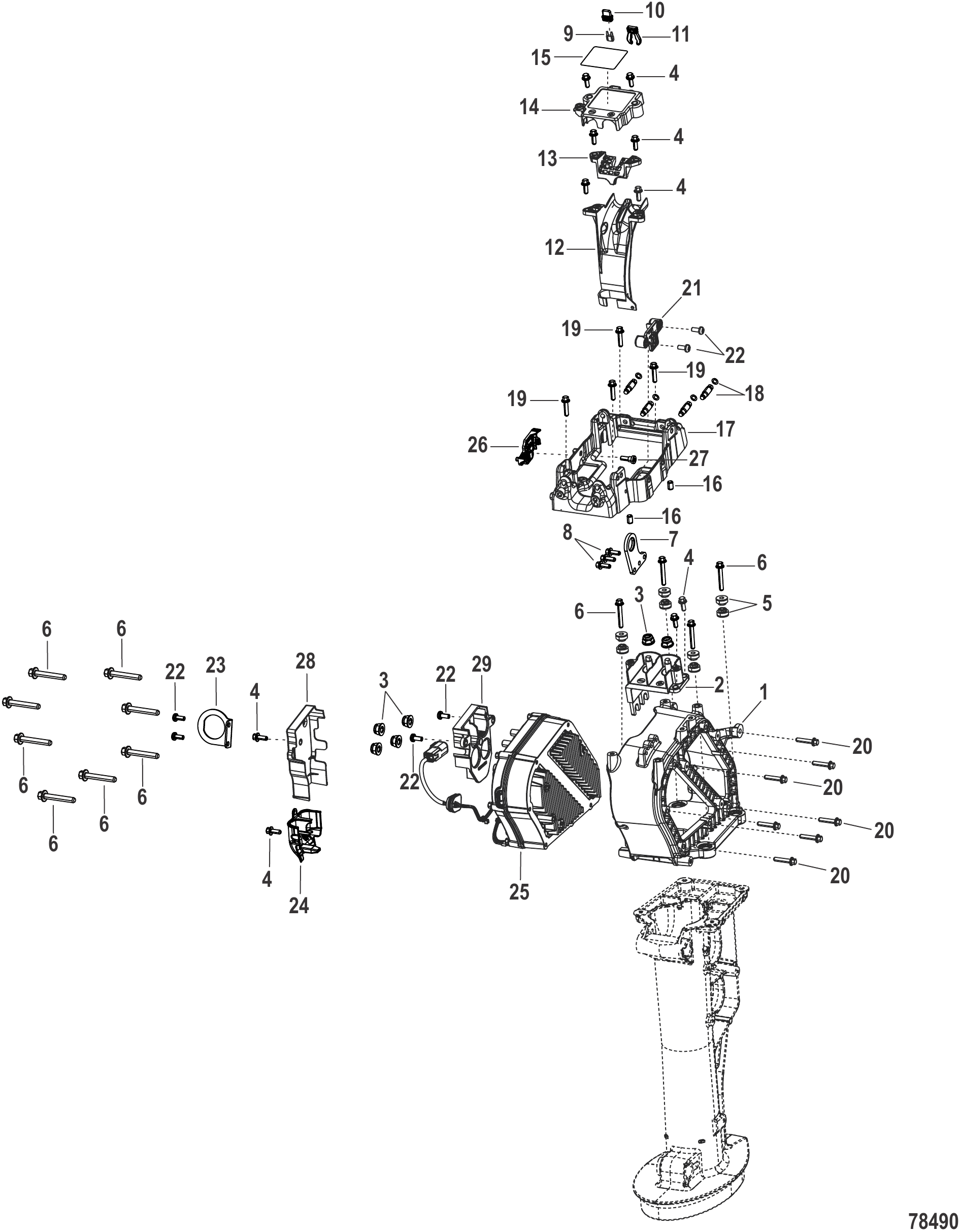 Control Head Upper