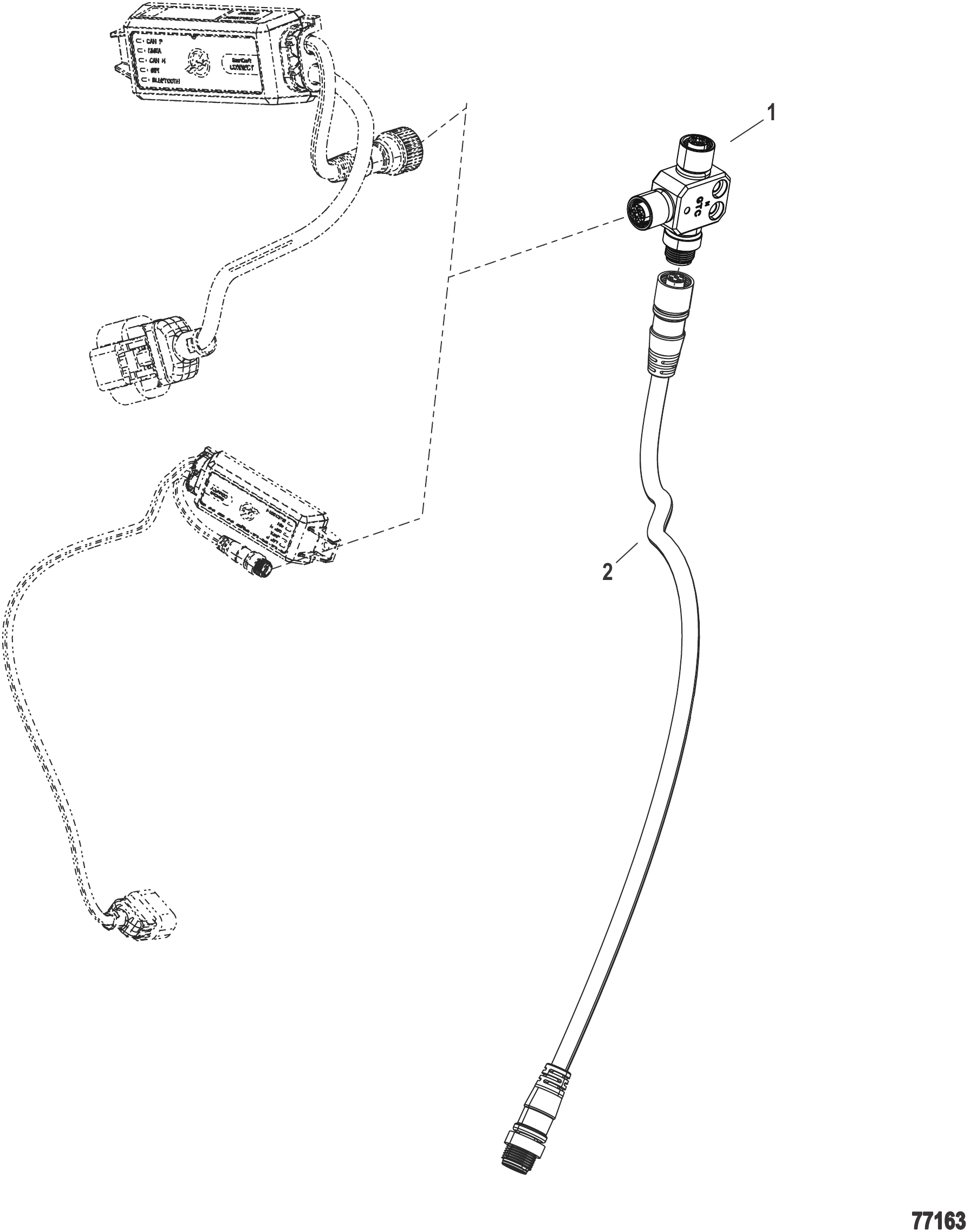 Accessories NMEA 2K/SmartCraft Connect