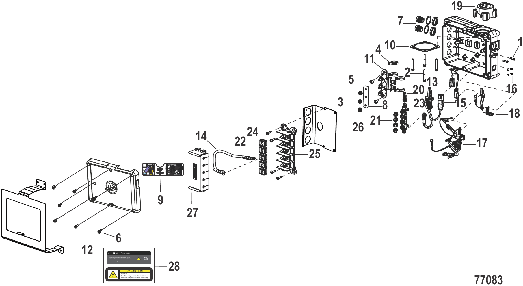 Power Center Components 2300 Wh
