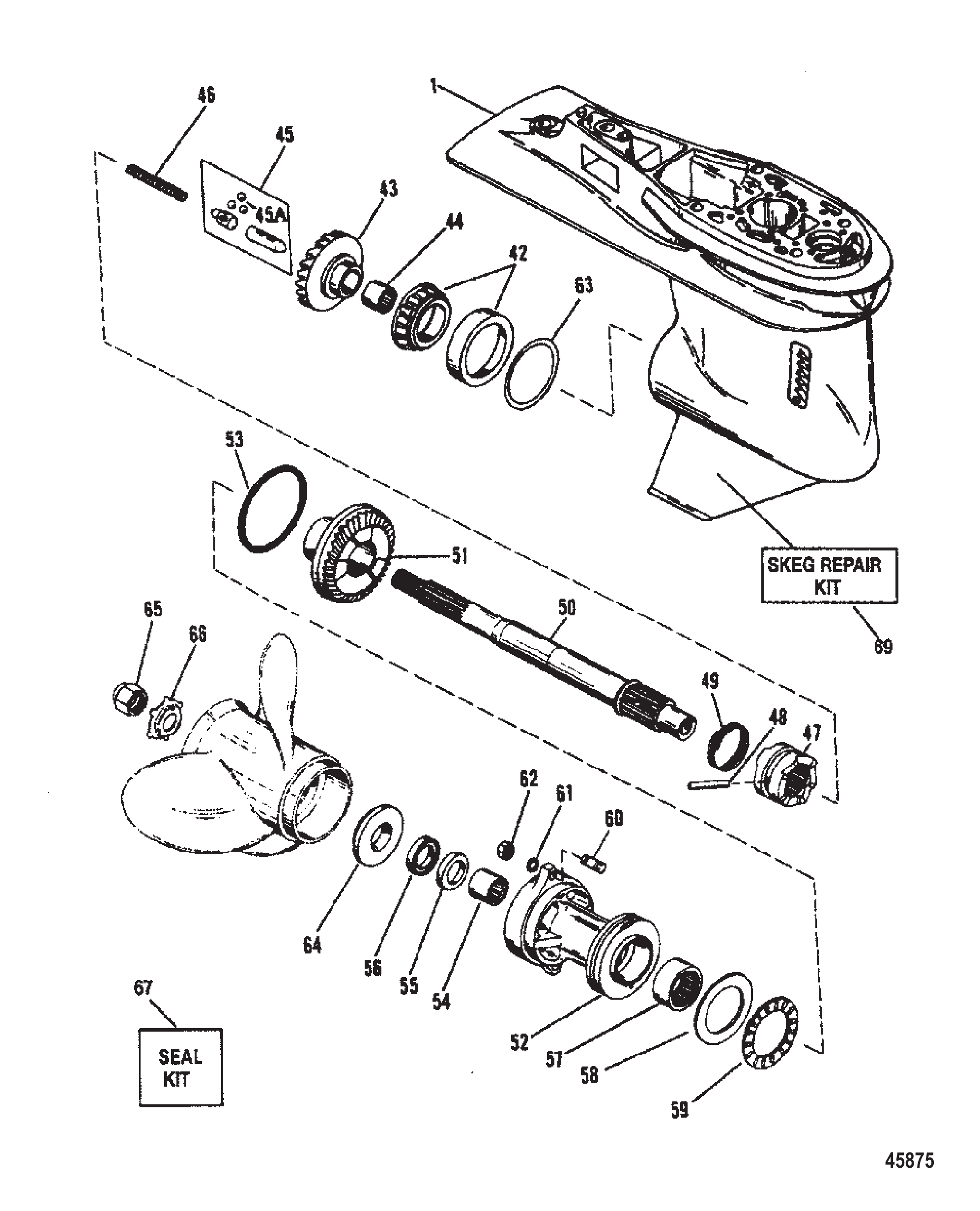 Gear Housing (Propeller Shaft)