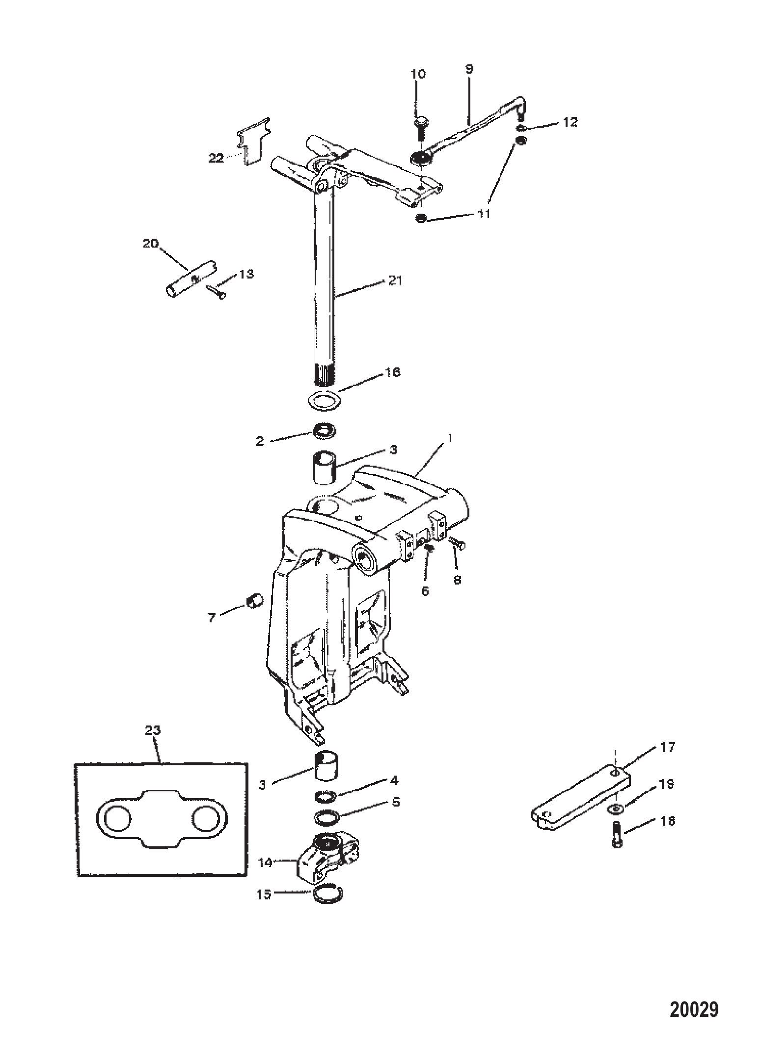 旋转支架与转向臂 Swivel Bracket And Steering Arm
