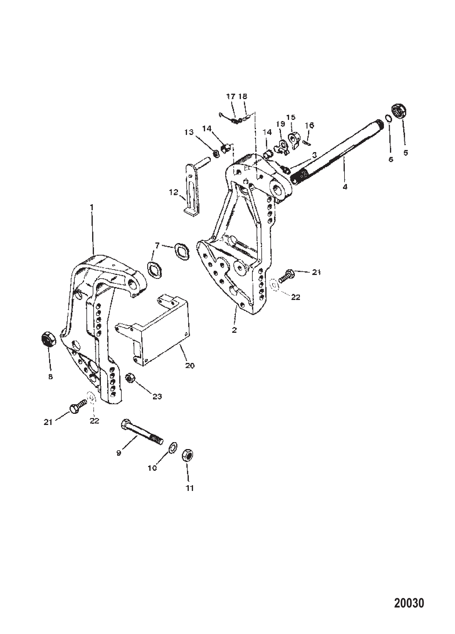 艉板支架 Transom Bracket