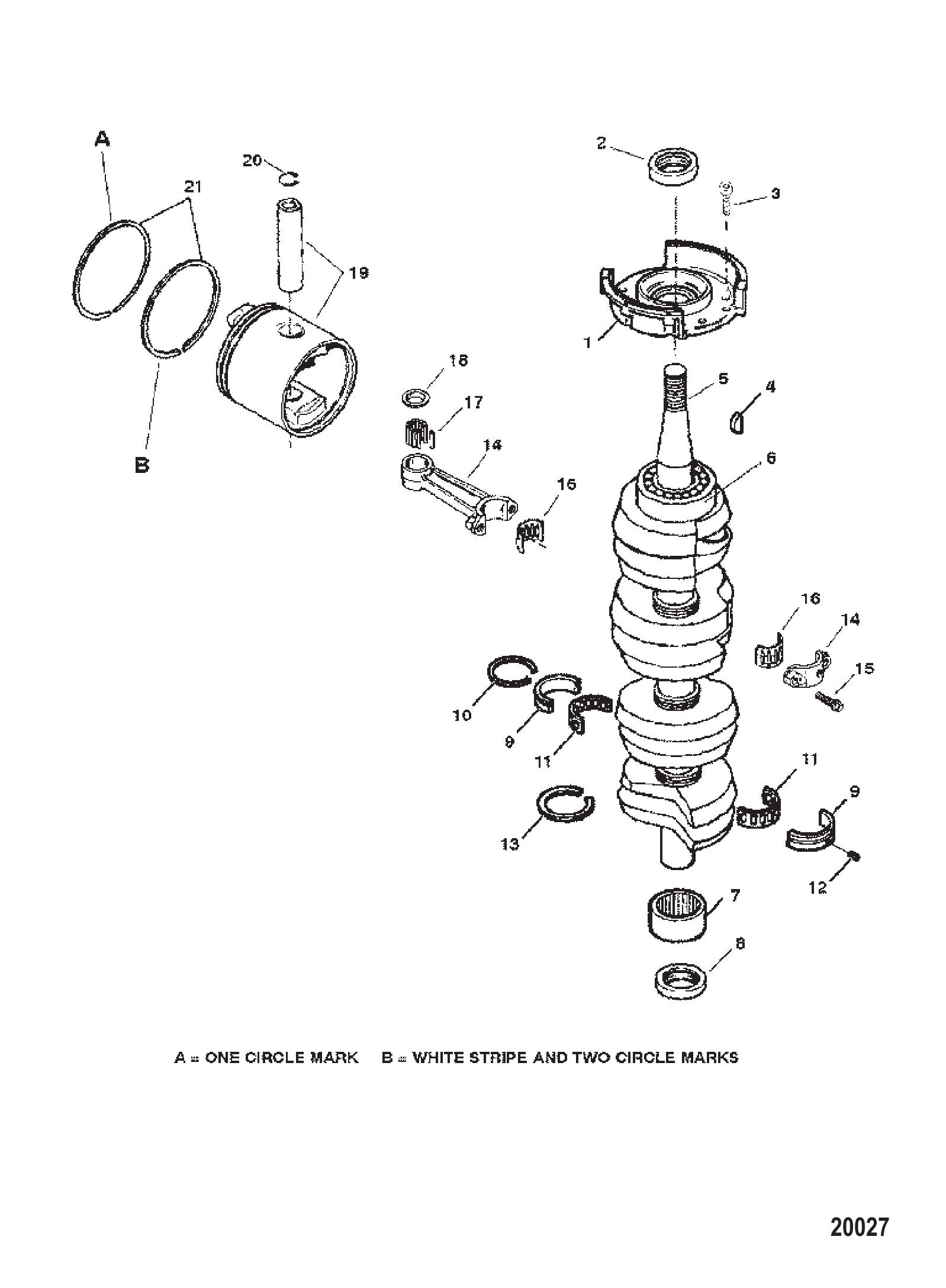 Crankshaft And Piston And Conn Rods