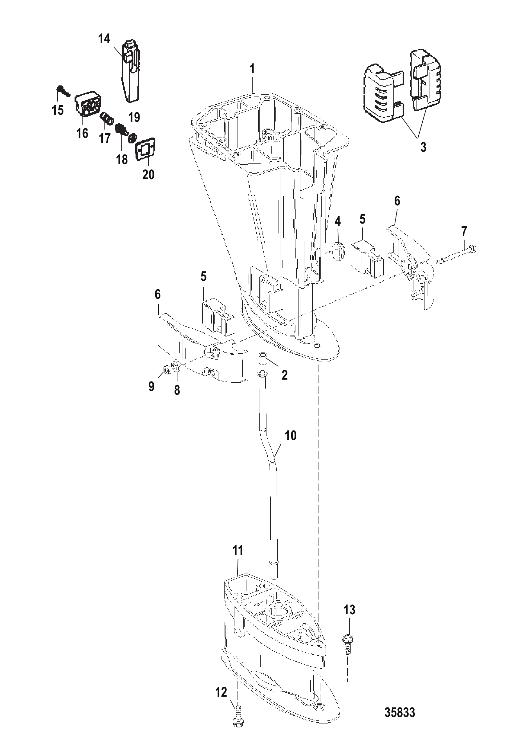 DRIVESHAFT HOUSING