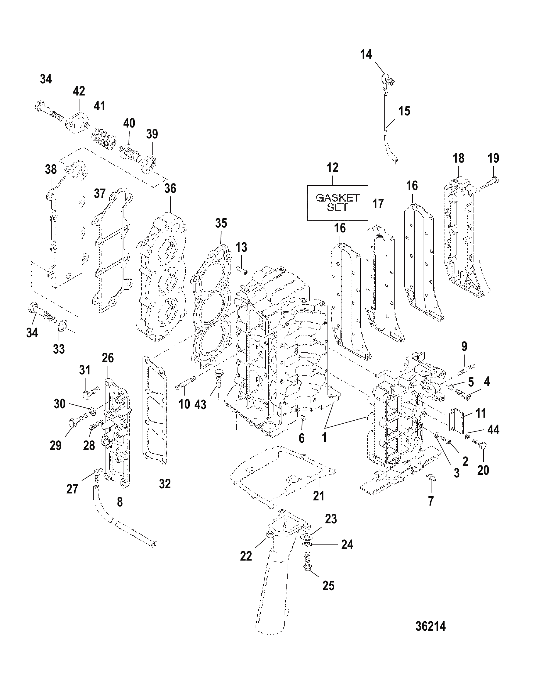 Cylinder Block Assembly