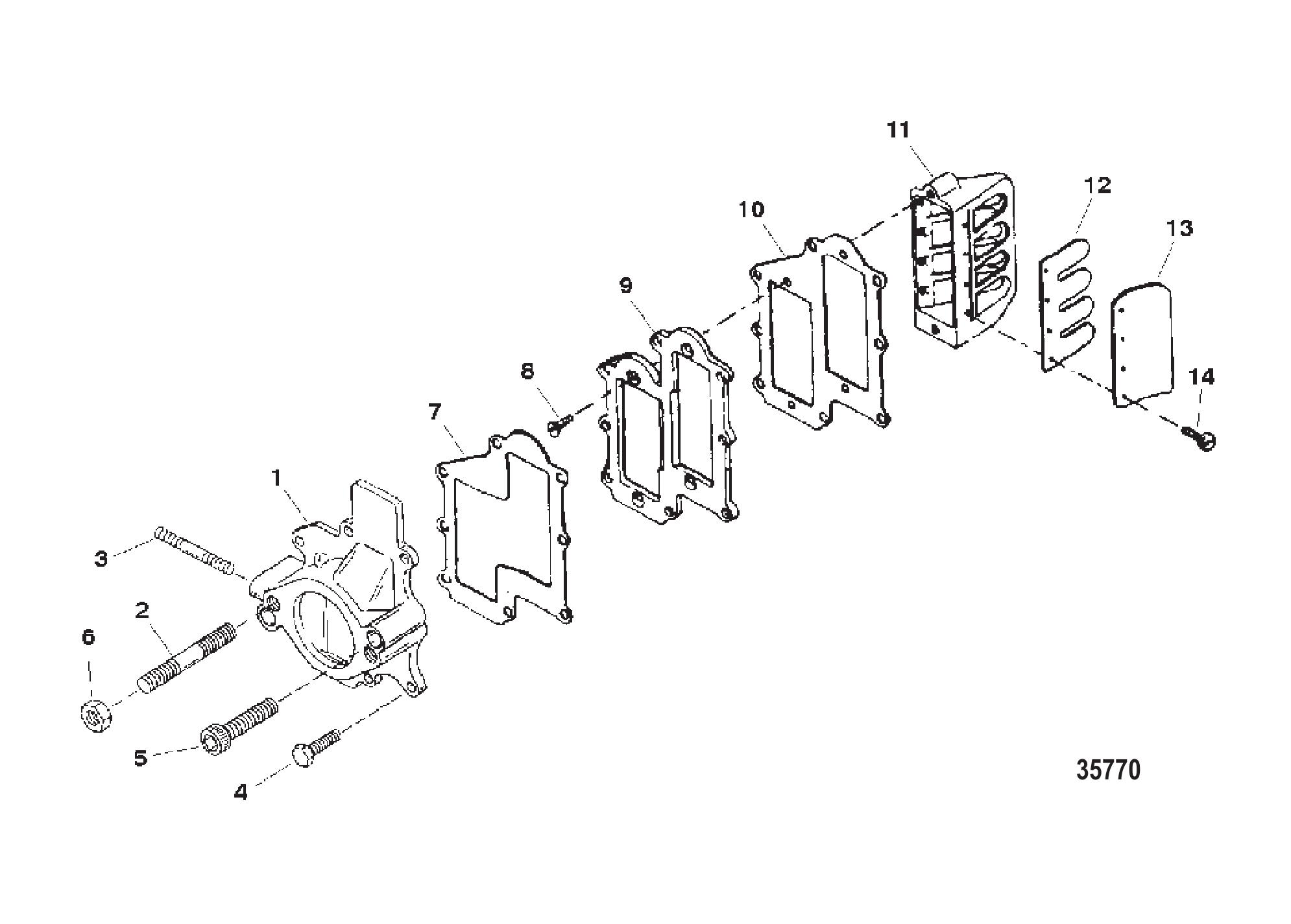 Reed Plate and Adapter Flange
