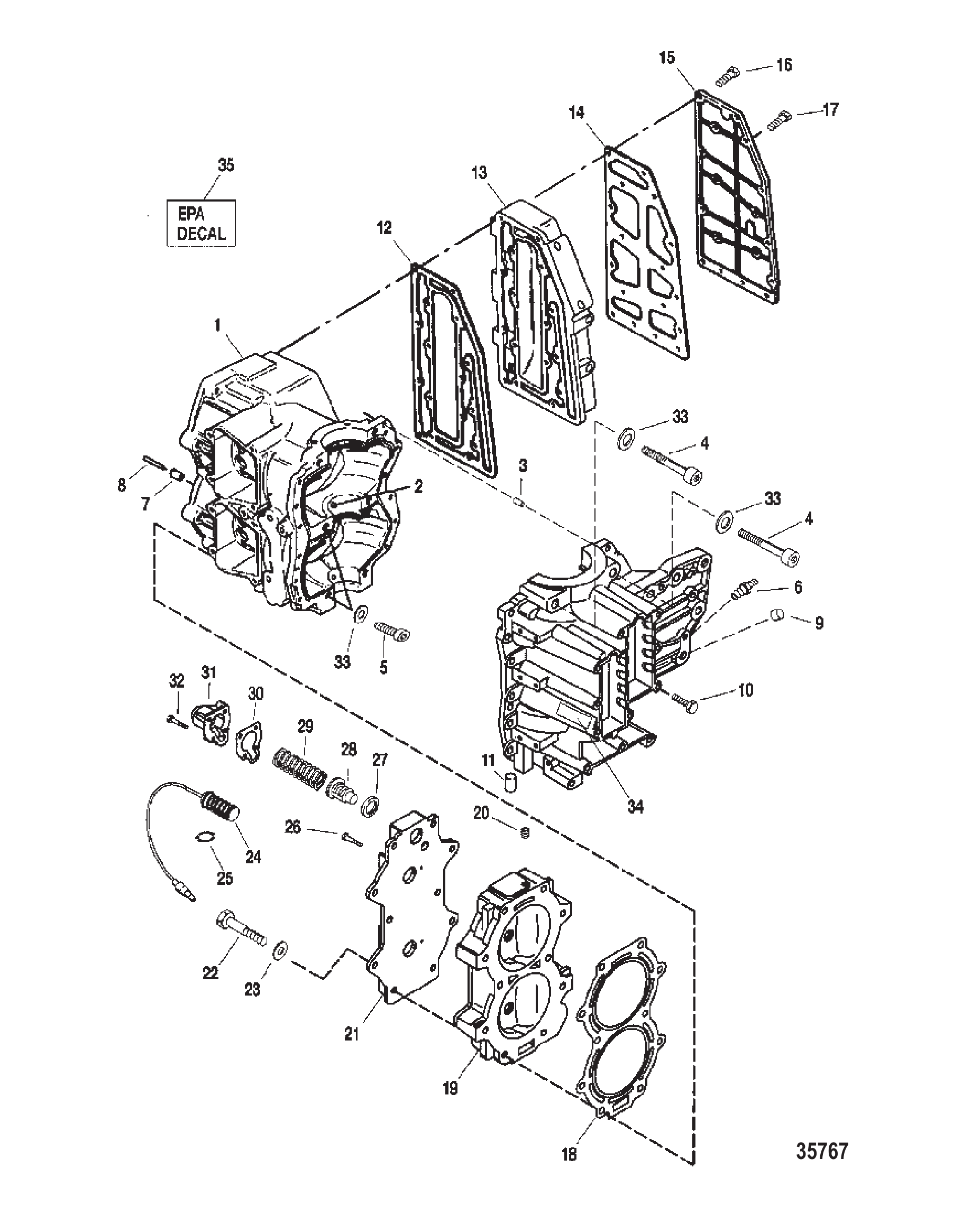 CYLINDER BLOCK ASSEMBLY