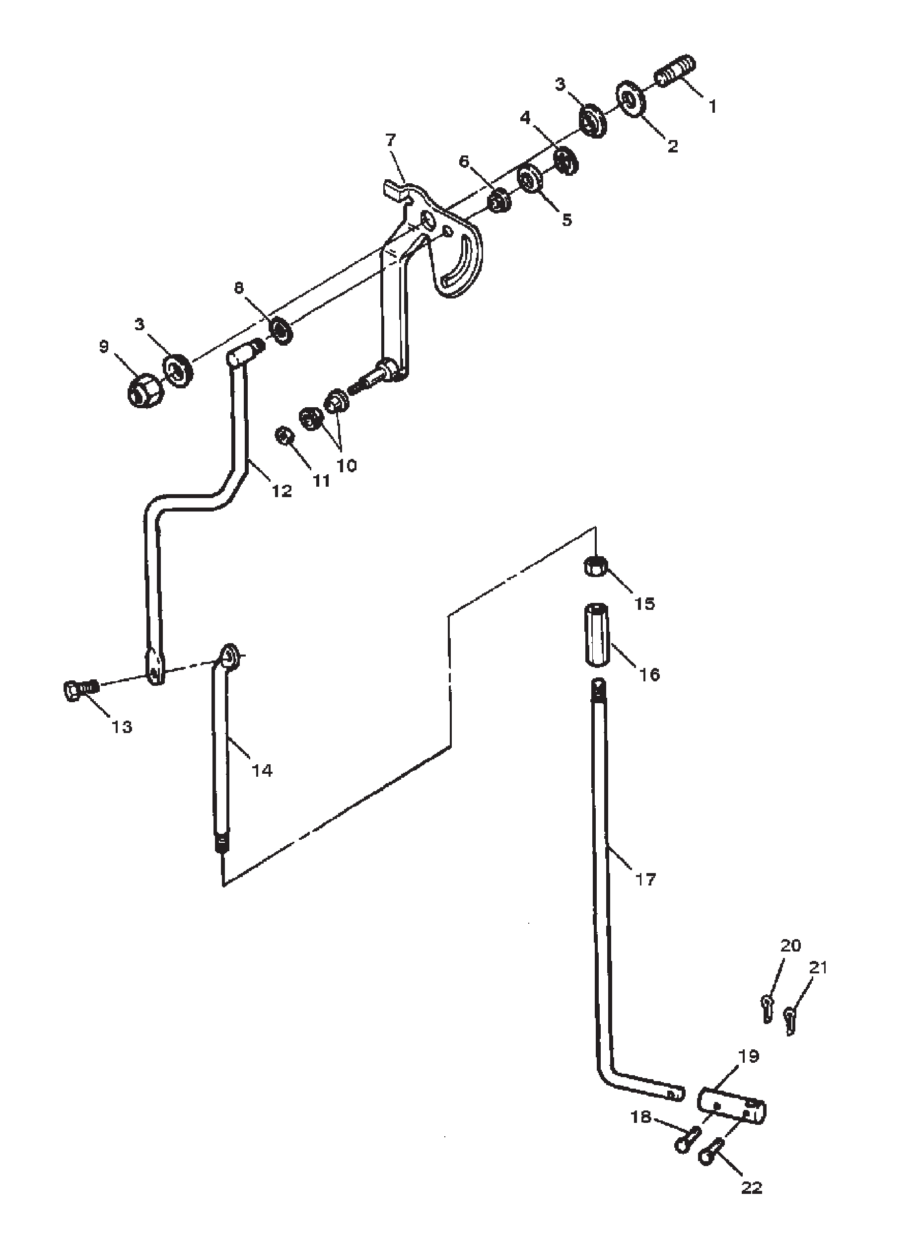 SHIFT LINKAGE-UPPER GEAR