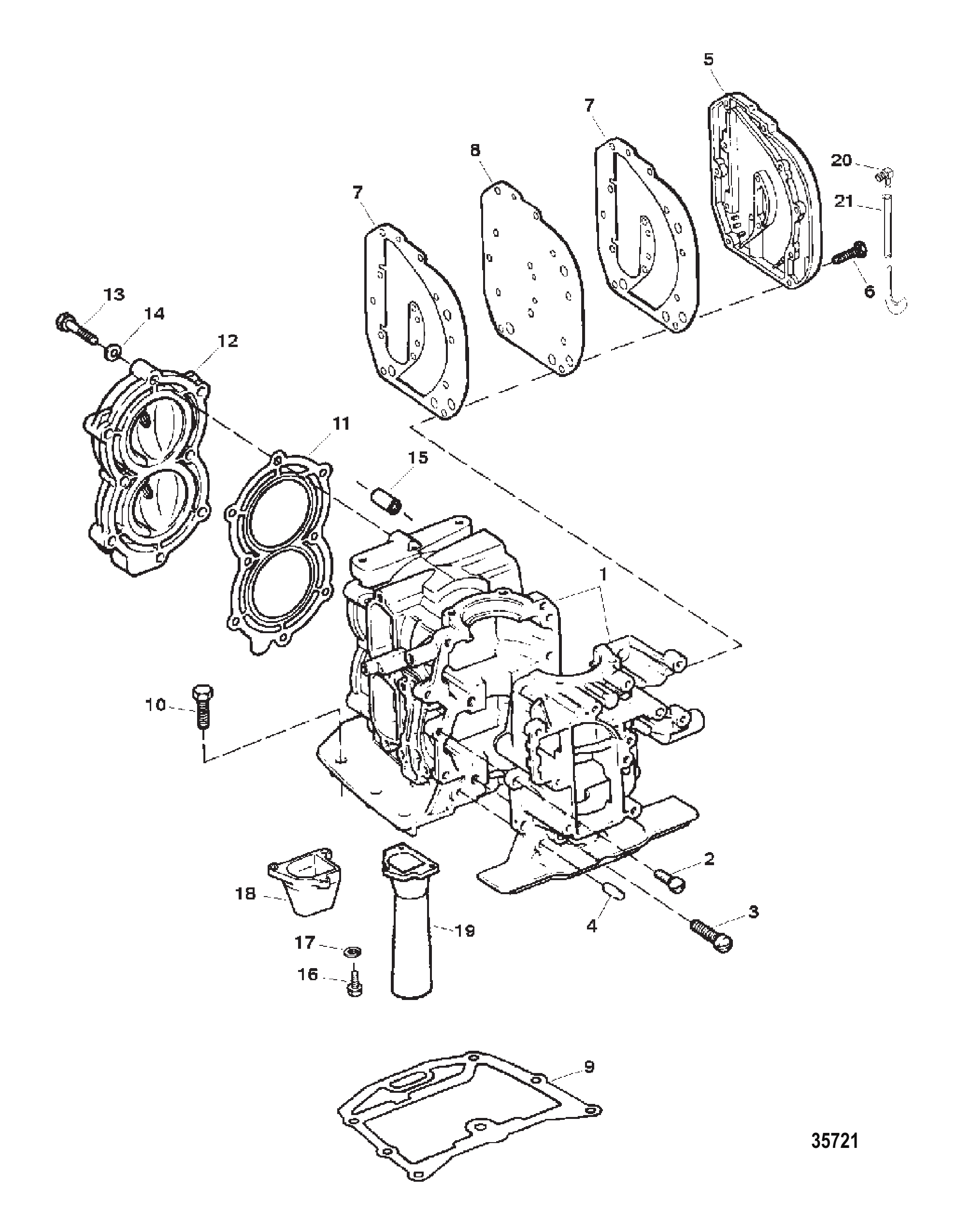 CYLINDER BLOCK ASSEMBLY