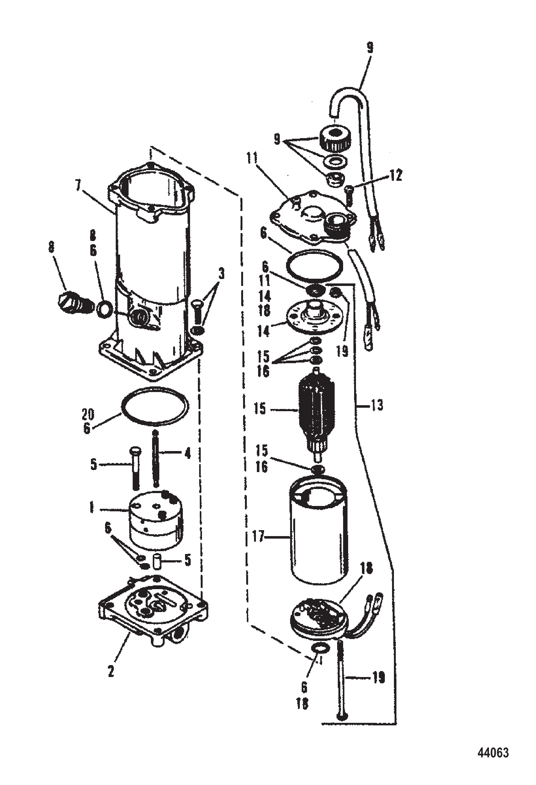 Pump/Motor Assembly