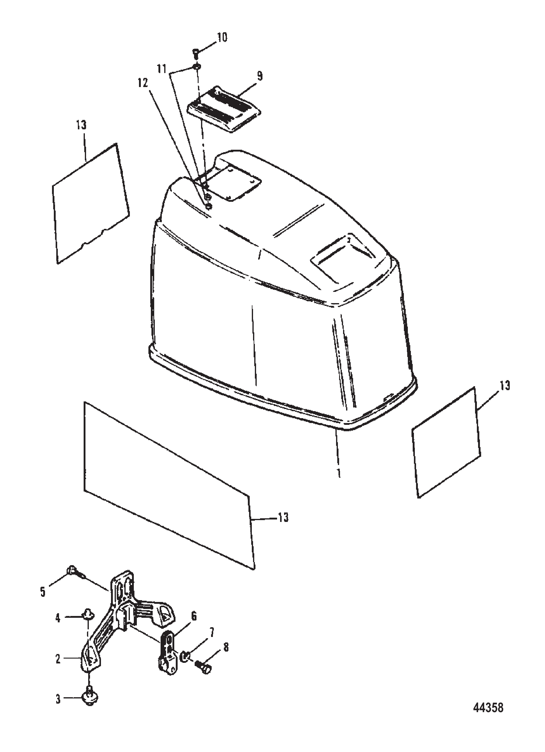 Top Cowl Assembly