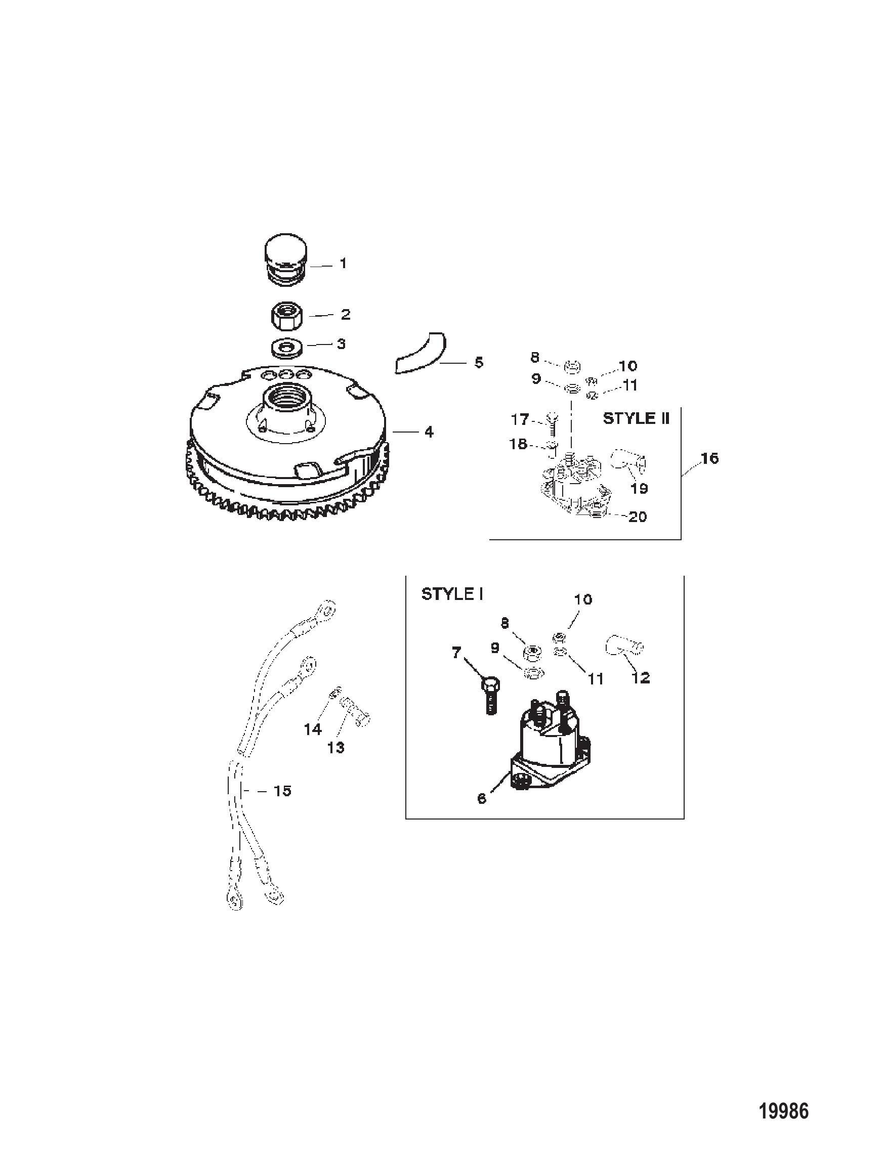 Electrical Components (Flywheel And Relays)
