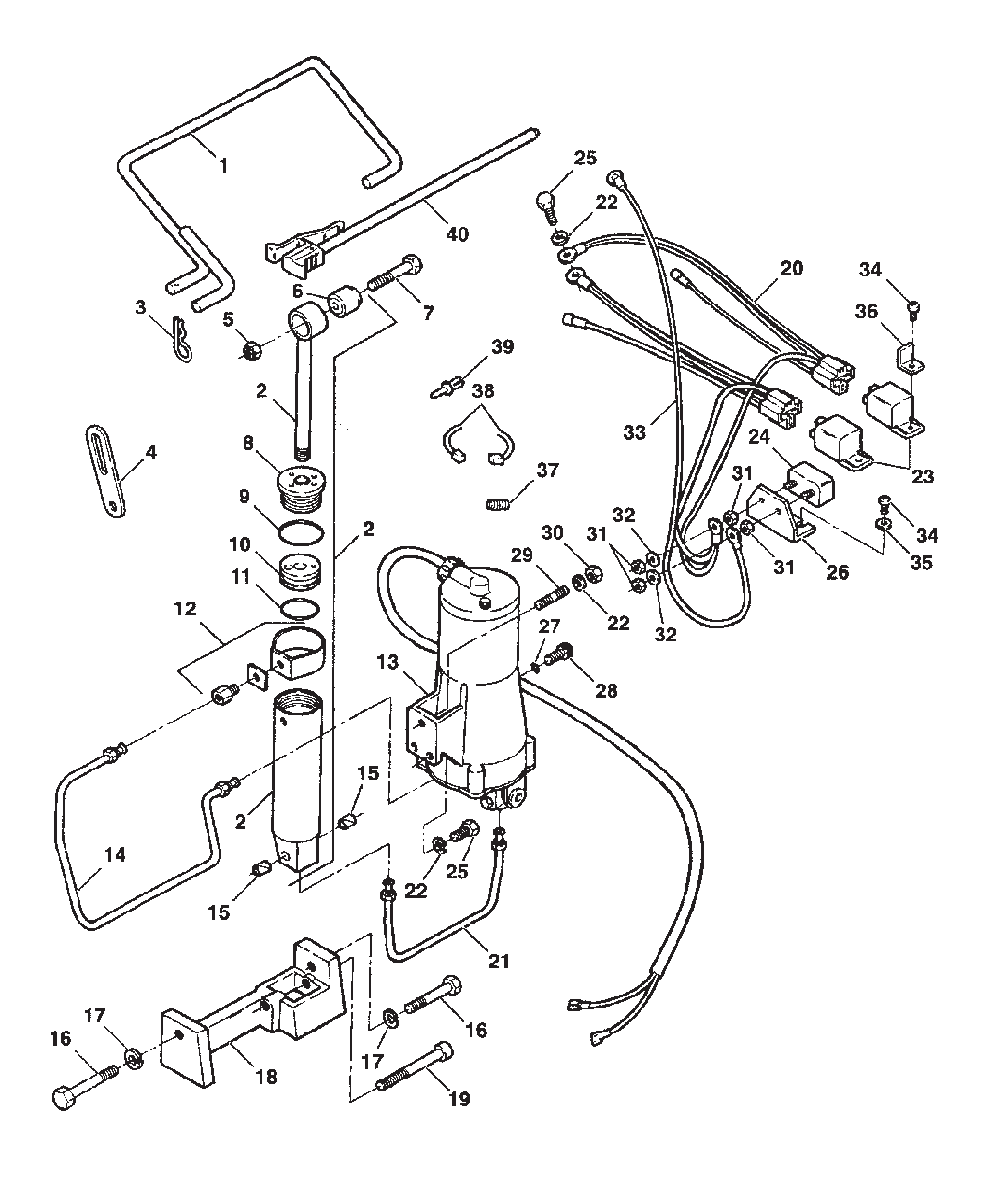 TILT ASSEMBLY (F5H244)
