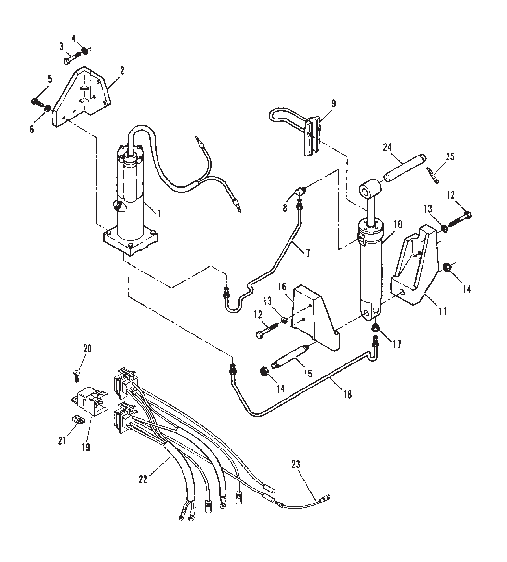 TRIM & TILT ASSEMBLY (819177A3)