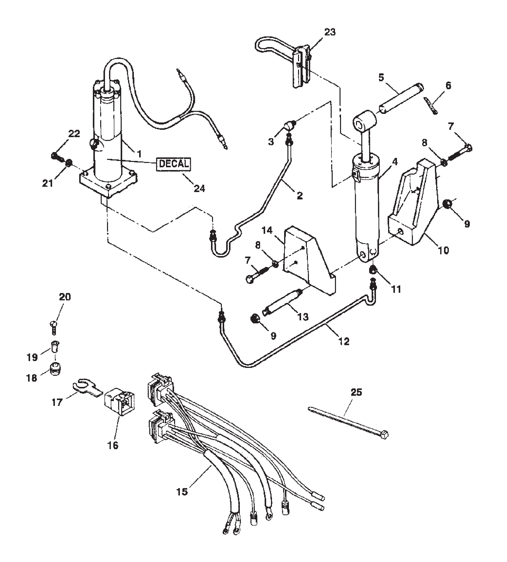 TRIM & TILT ASSEMBLY (819177A9)