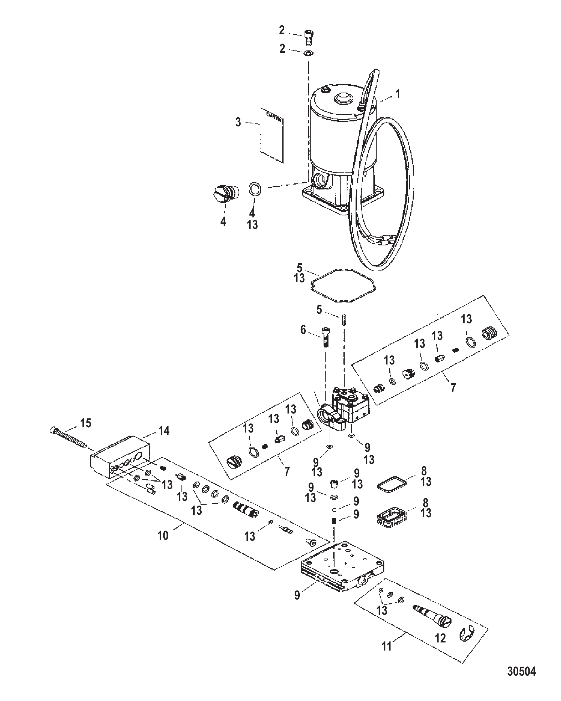 PUMP/MOTOR ASSEMBLY (853520A1)