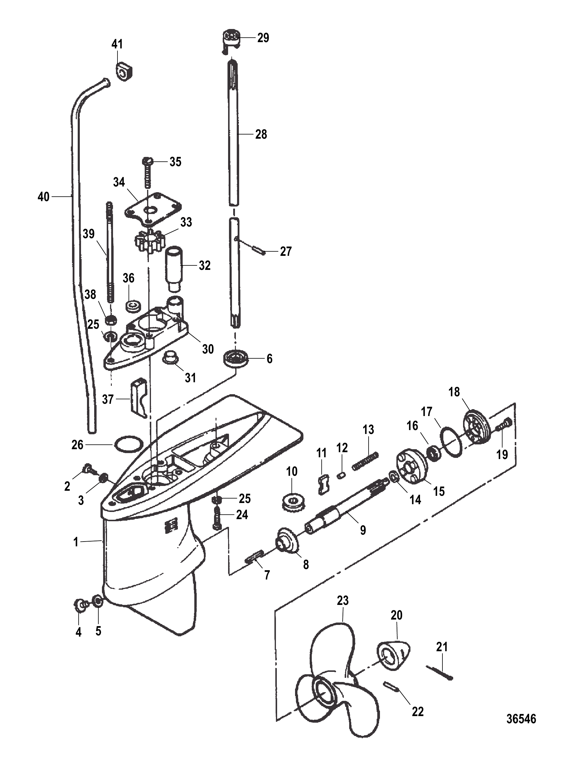 GEAR HOUSING ASSEMBLY