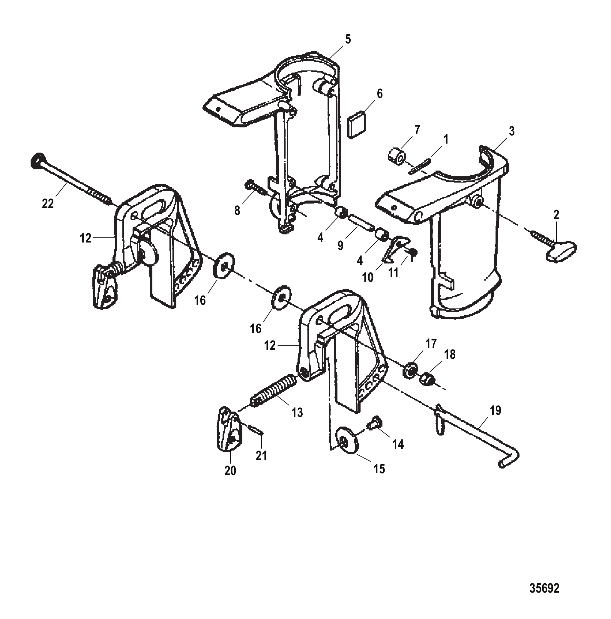 SWIVEL BRACKET/CLAMP BRACKET