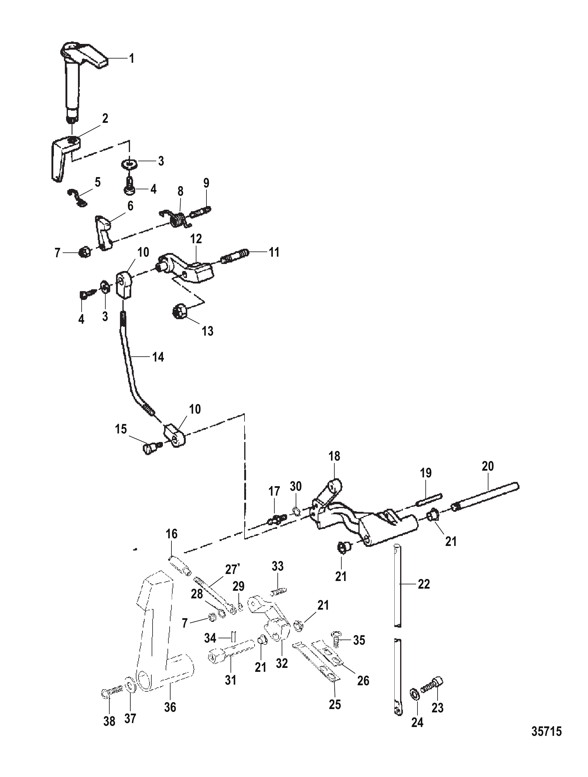 换挡连杆 SHIFT LINKAGE
