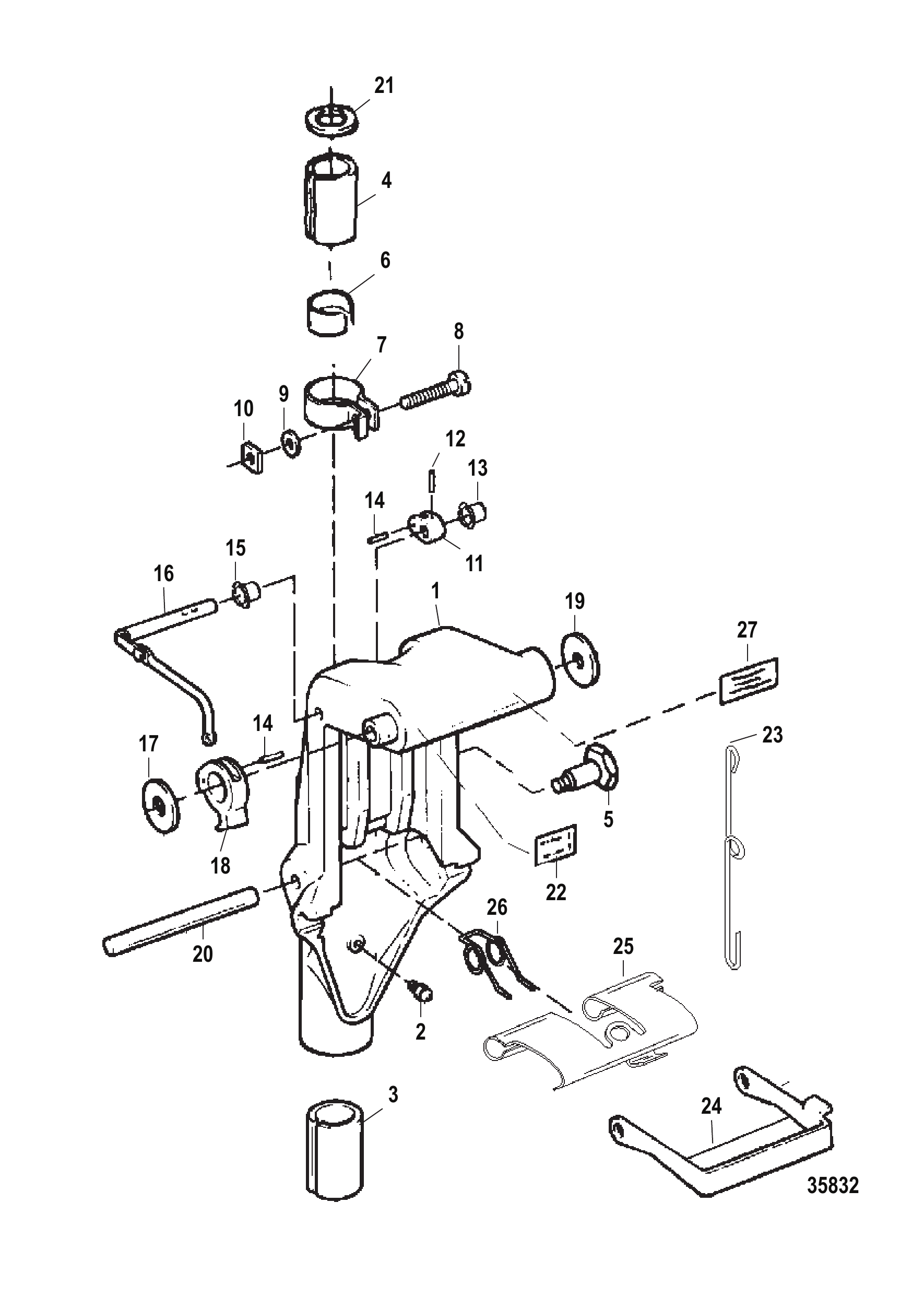 旋转支架组件 SWIVEL BRACKET COMPONENTS