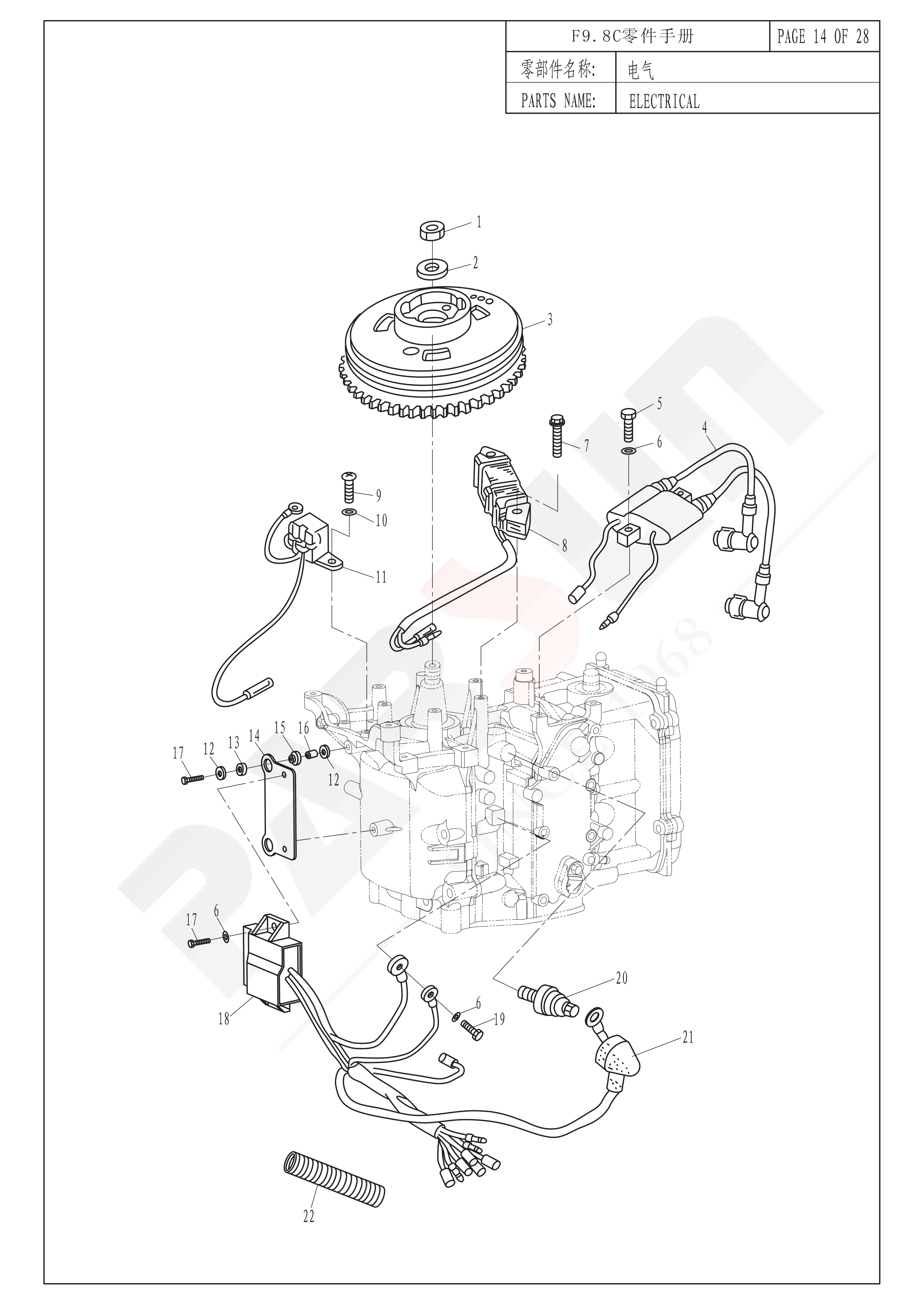 电气 ELECTRICAL 爆炸图