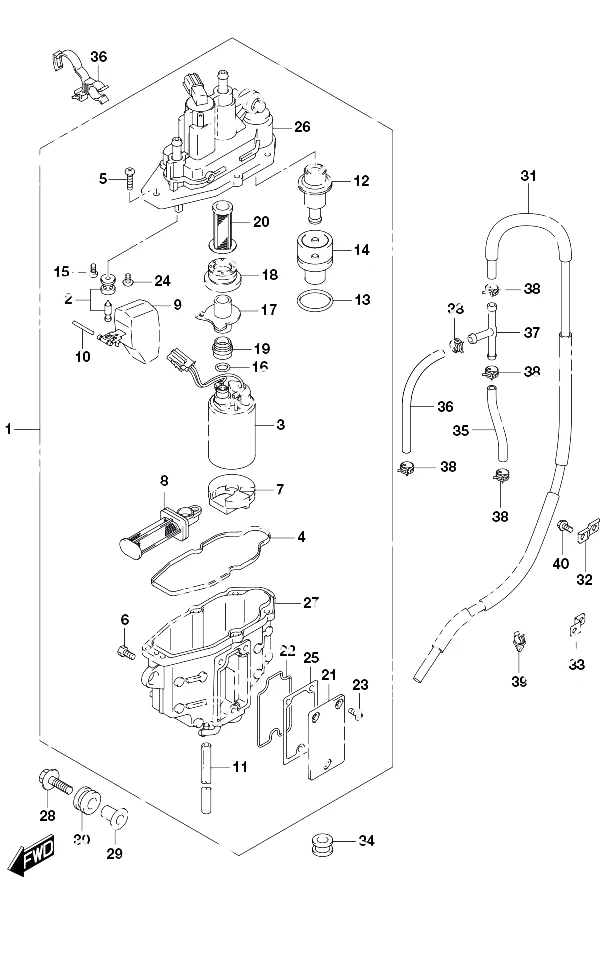 燃油蒸汽分离器 Fuel Vapor Separator