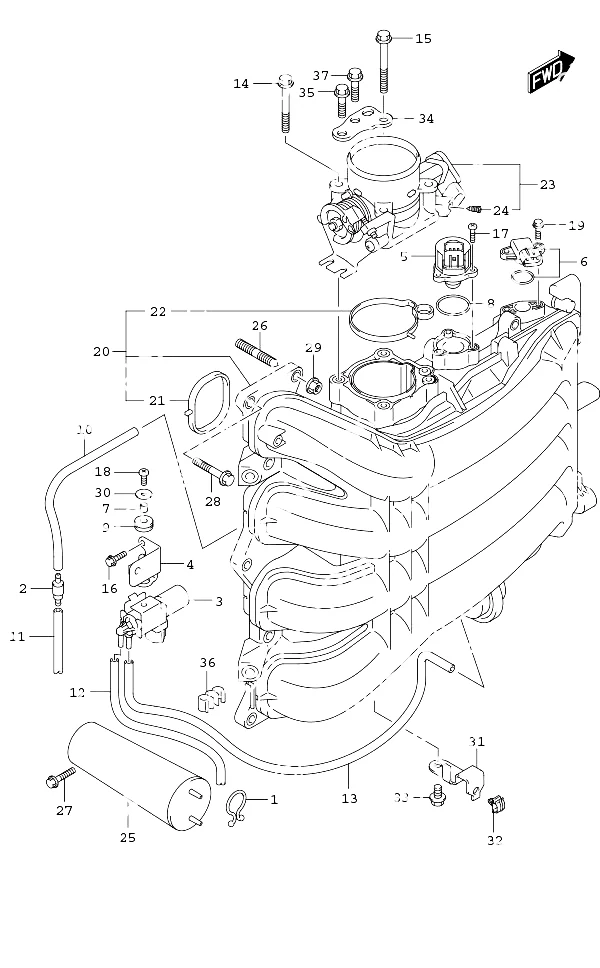 进气歧管/节气门体 Intake Manifold/Throttle Body