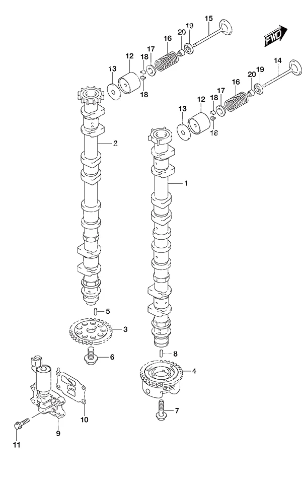 凸轮轴 Camshaft