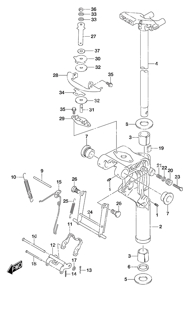 Swivel Bracket Non-Remote Control