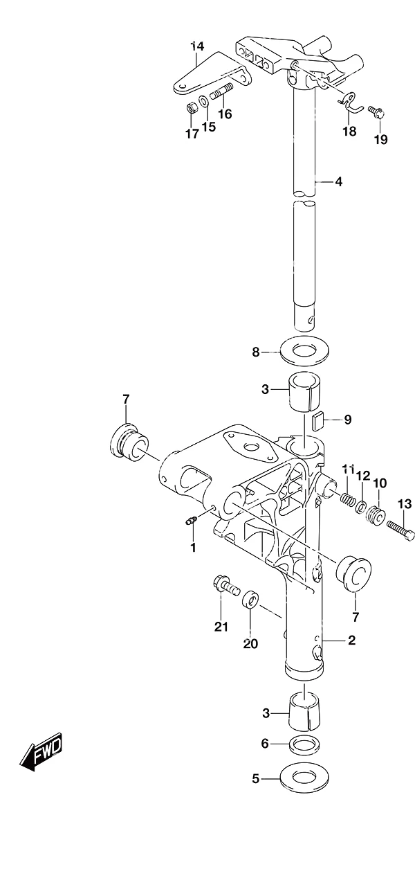 Swivel Bracket Remote Control