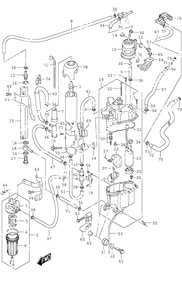 燃油泵/燃油蒸汽分离器 Fuel Pump/Fuel Vapor Separator