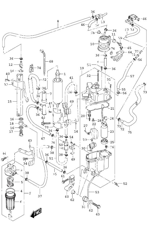 燃油泵/燃油蒸汽分离器 Fuel Pump/Fuel Vapor Separator